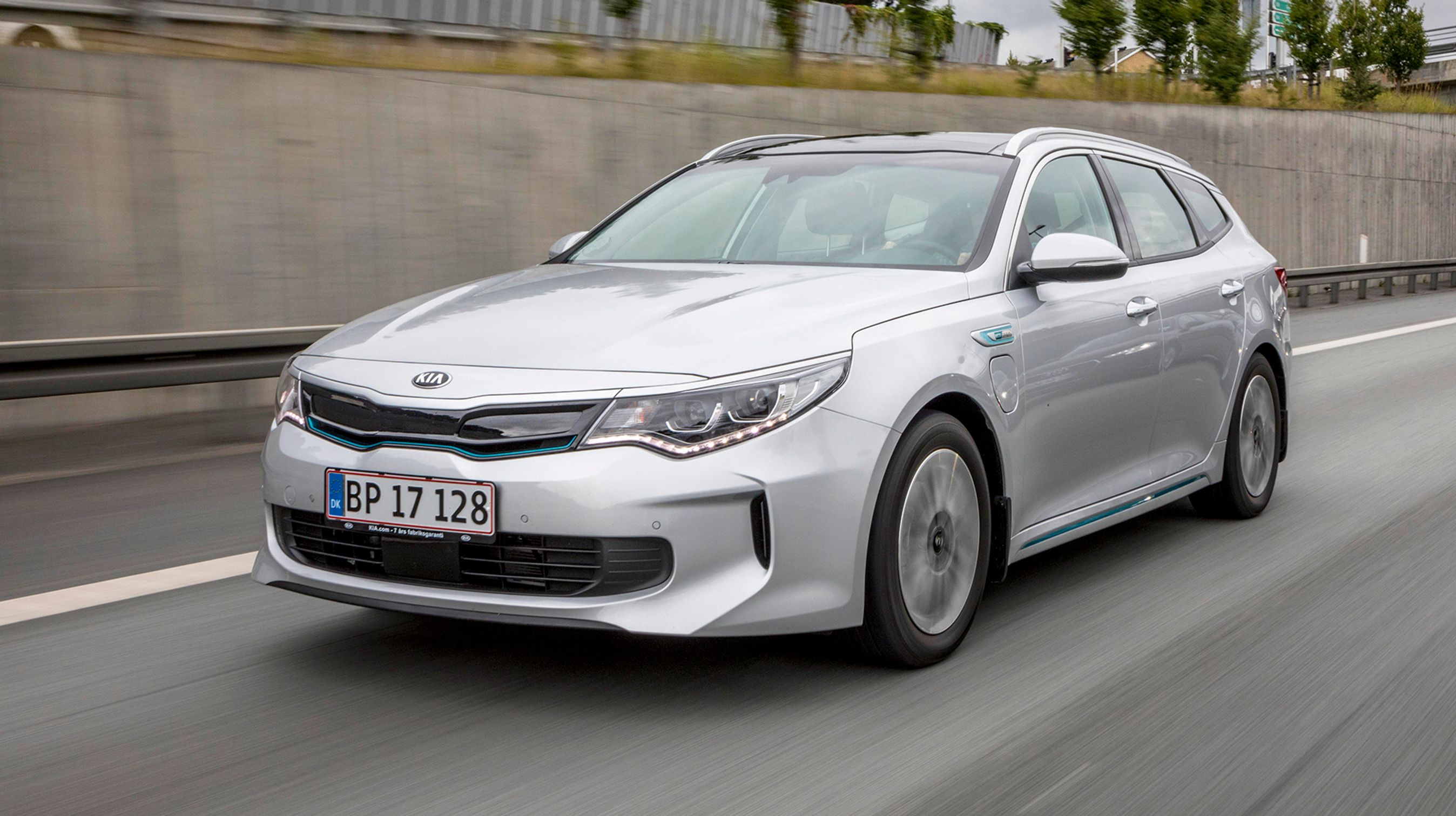 Kia Optima set forfra