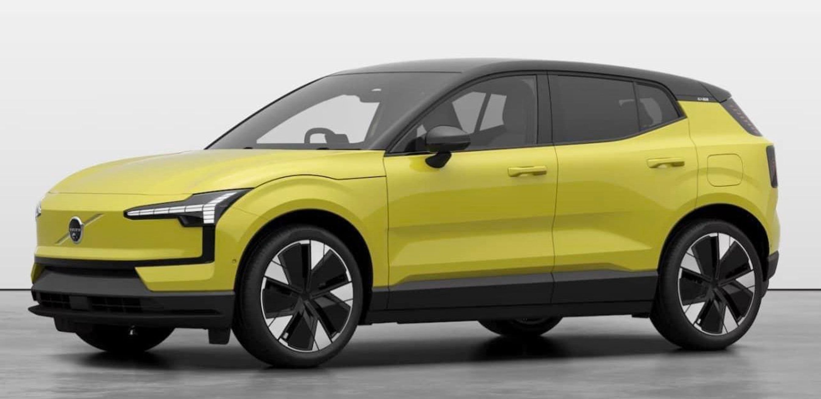 Volvo EX30 i farven Moss Yellow’.