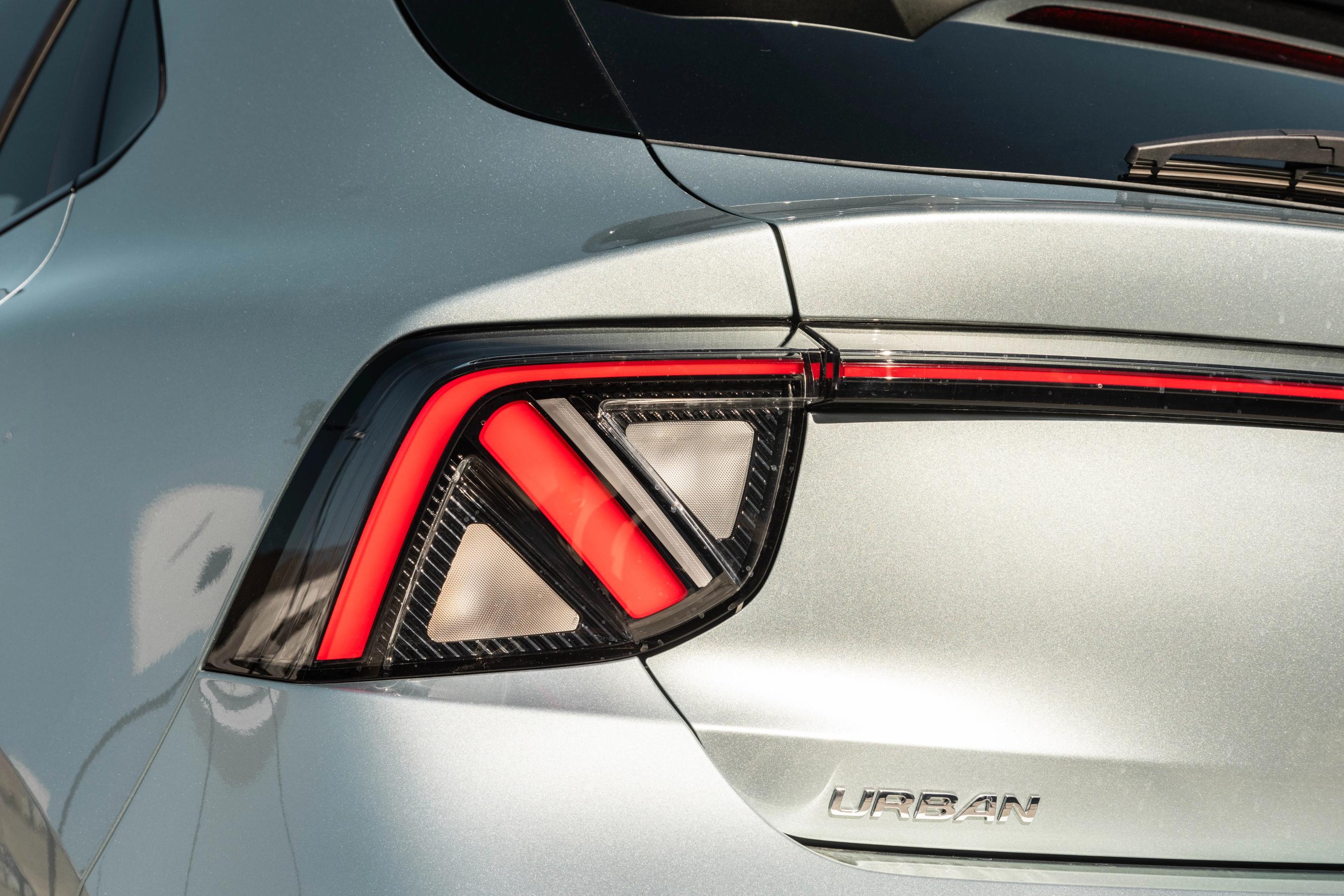Baglygter på en MG4 Urban