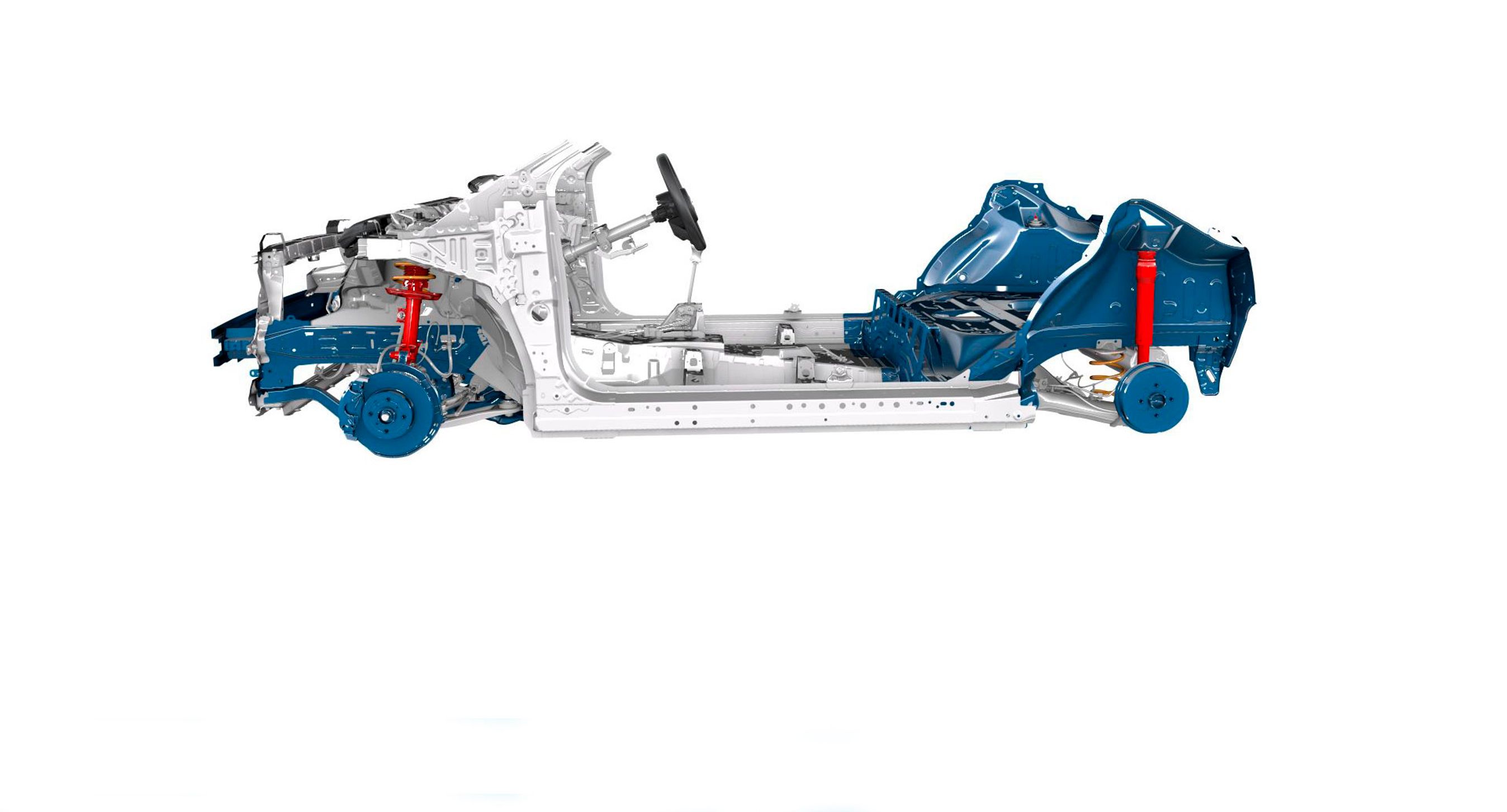 Platformen til den nye Toyota Aygo.