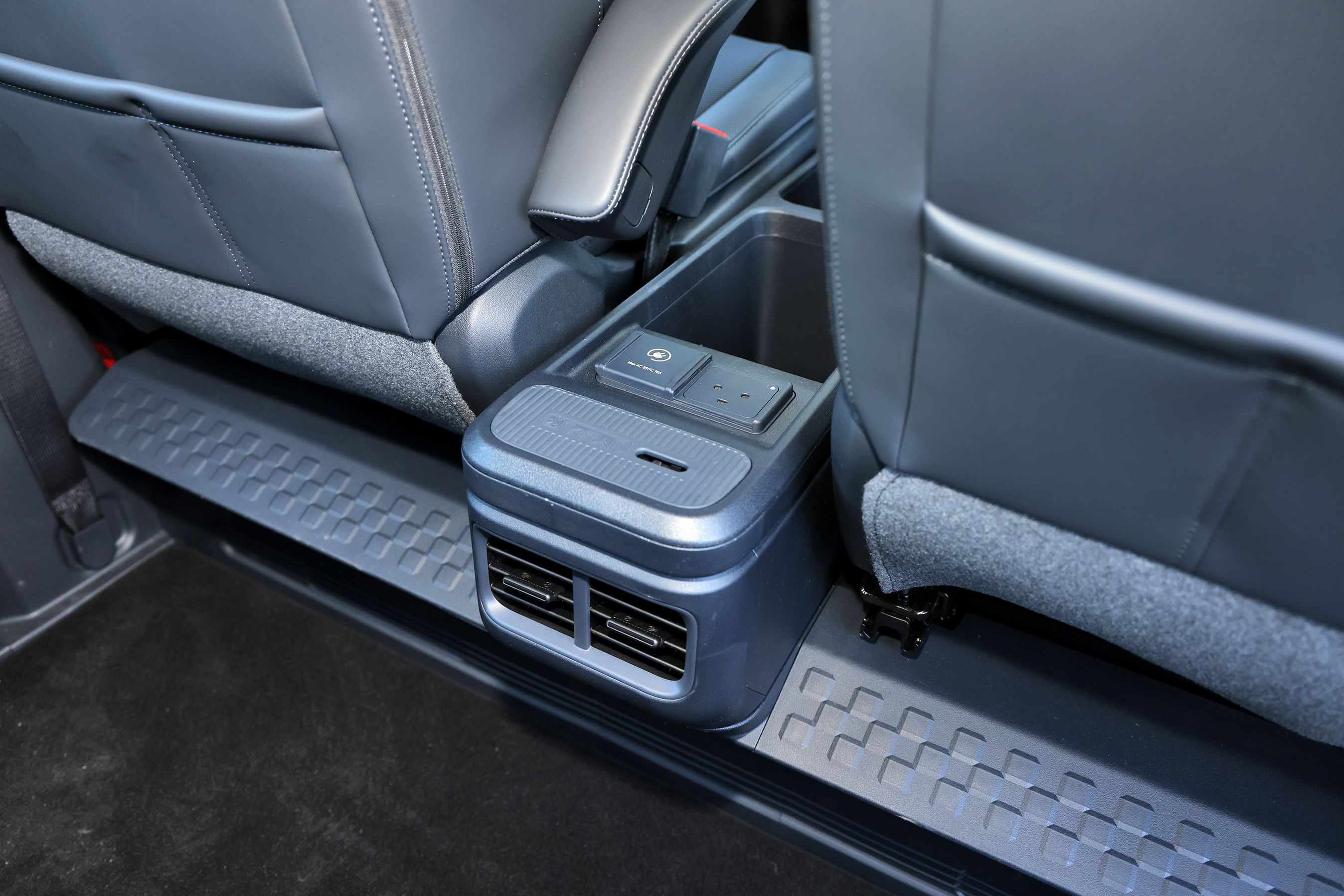 Friskluftdyser til bagsædet i en Kia PV5