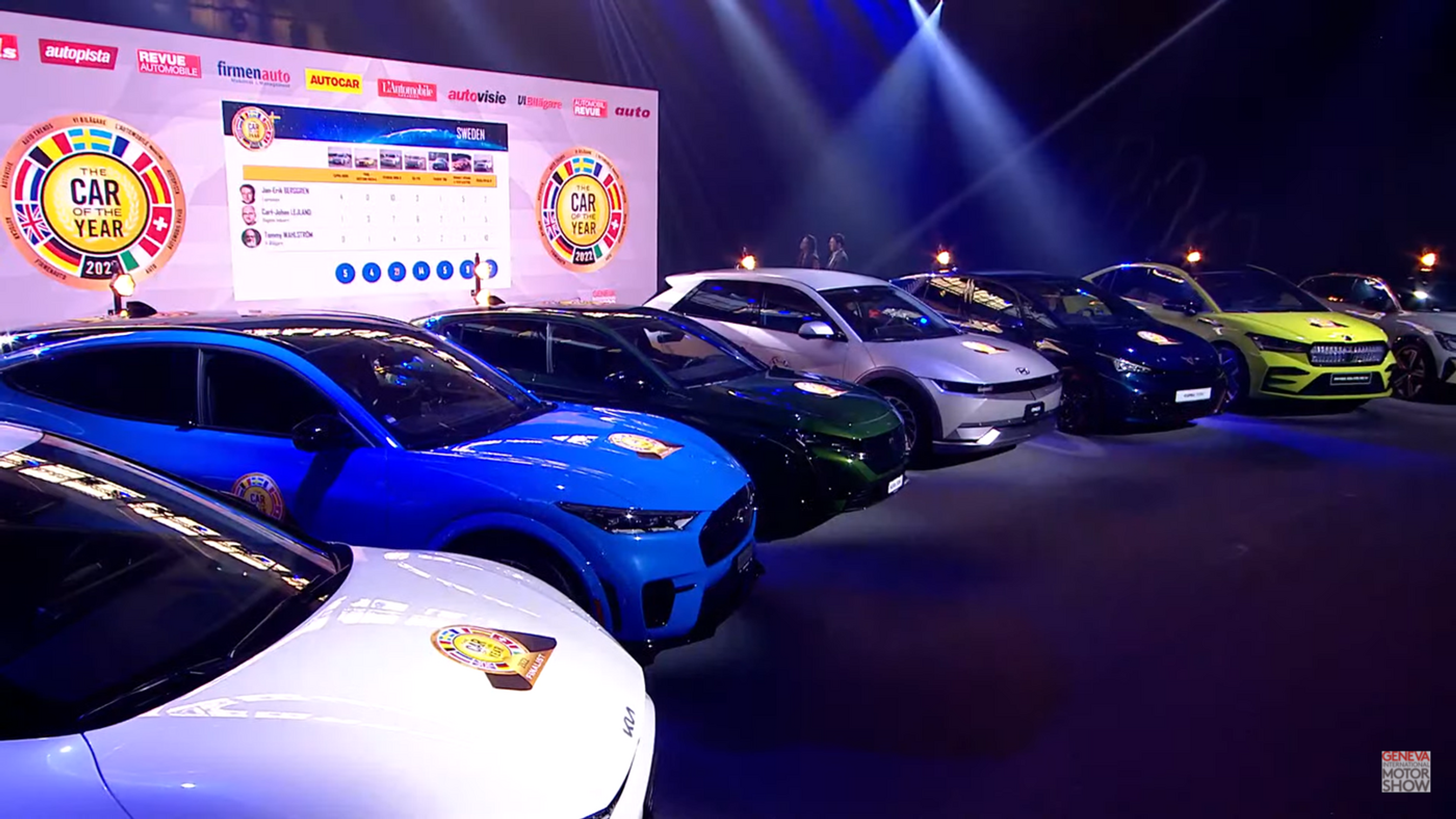 Syv biler nåede finalen