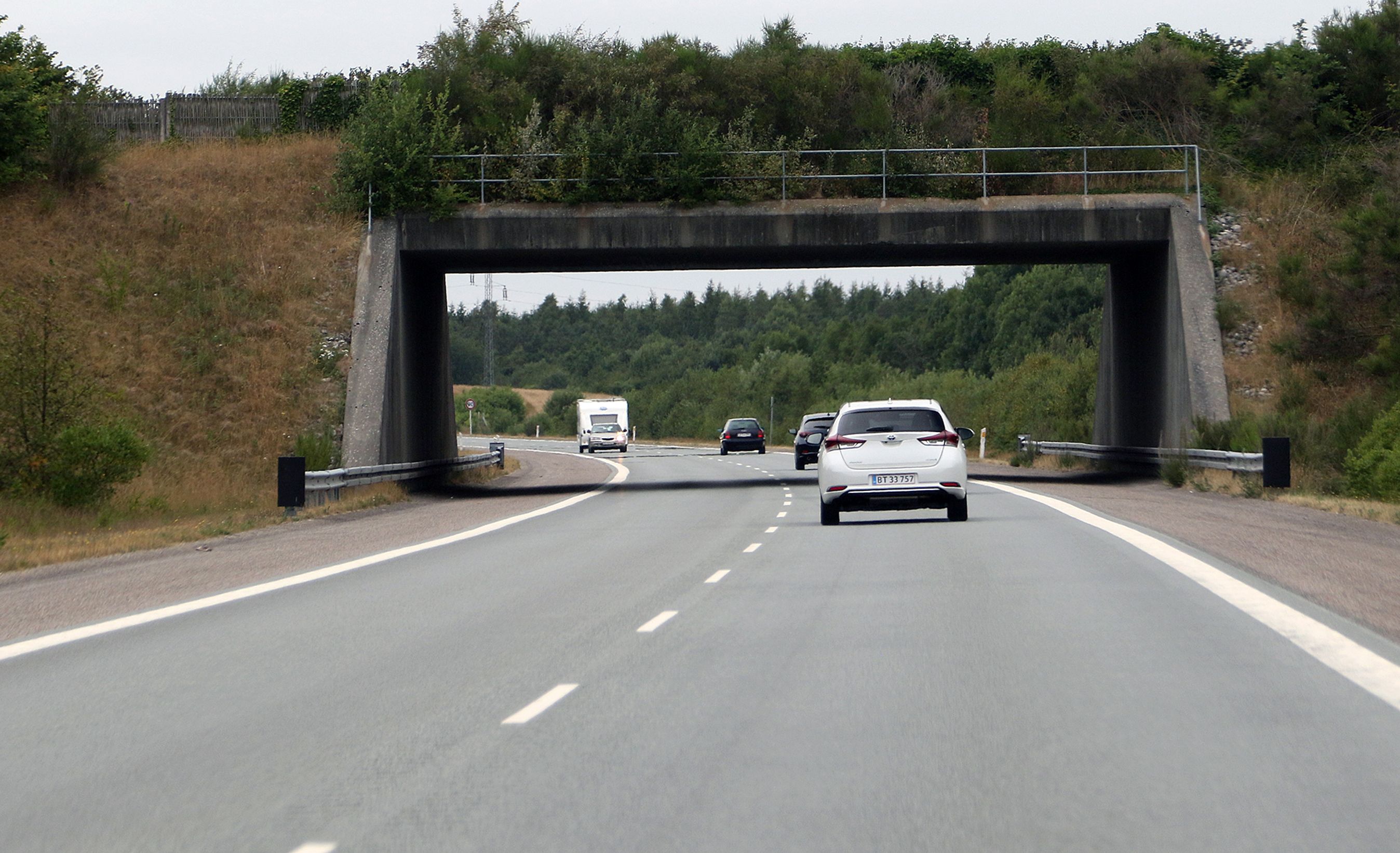 En del af Holstebromotorvejen/Midtjyske Motorvej er på en ti km lang strækning kun motortrafikvej.