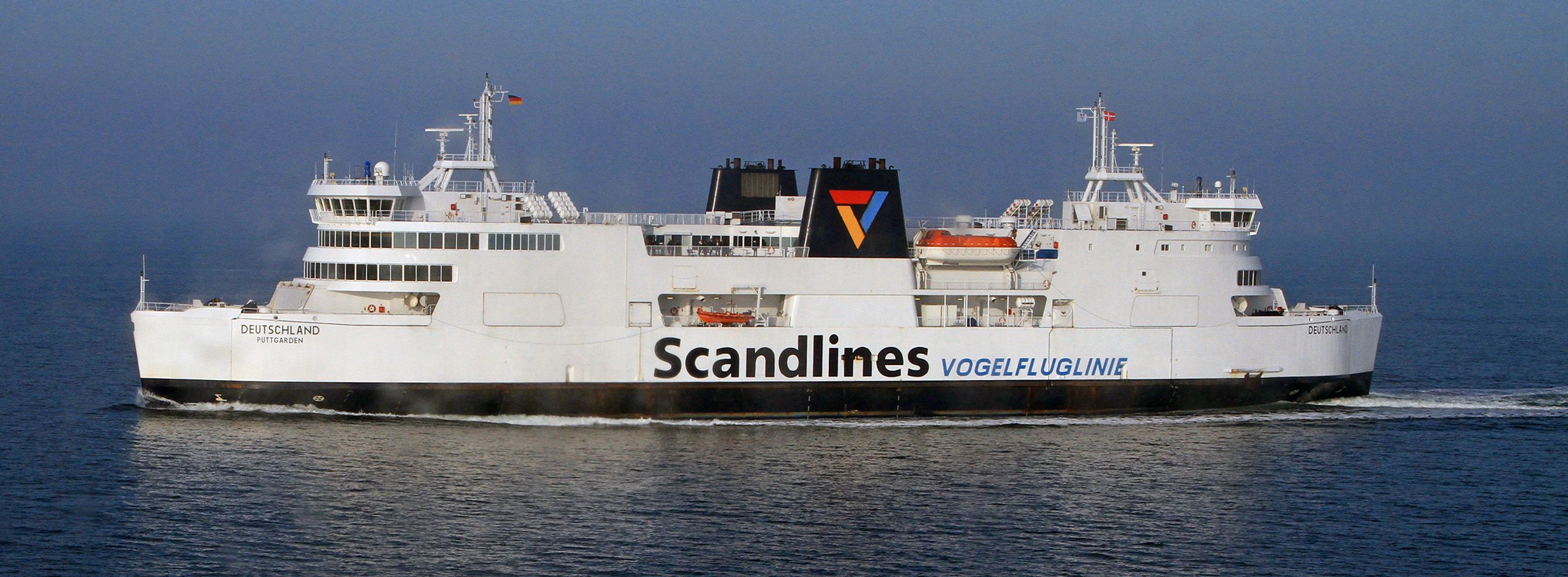 Færgen M/F Deutschland.