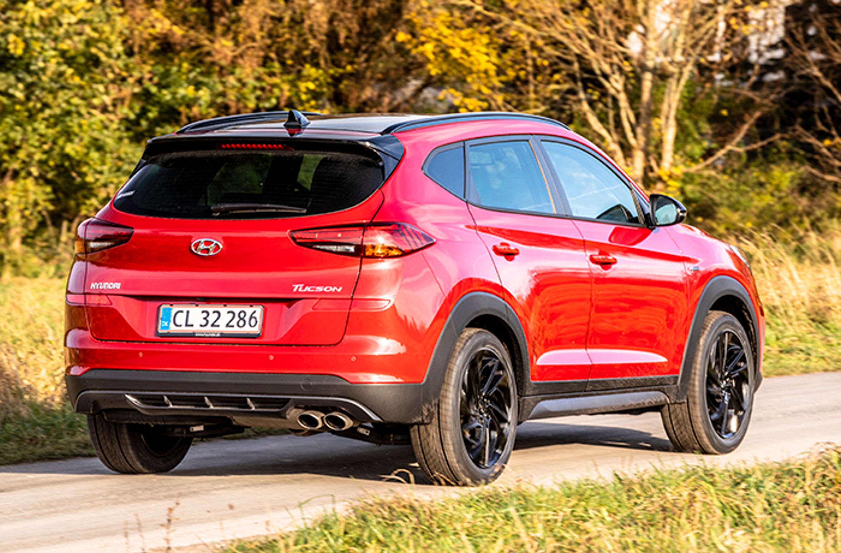 Hyundai Tucson set bagfra