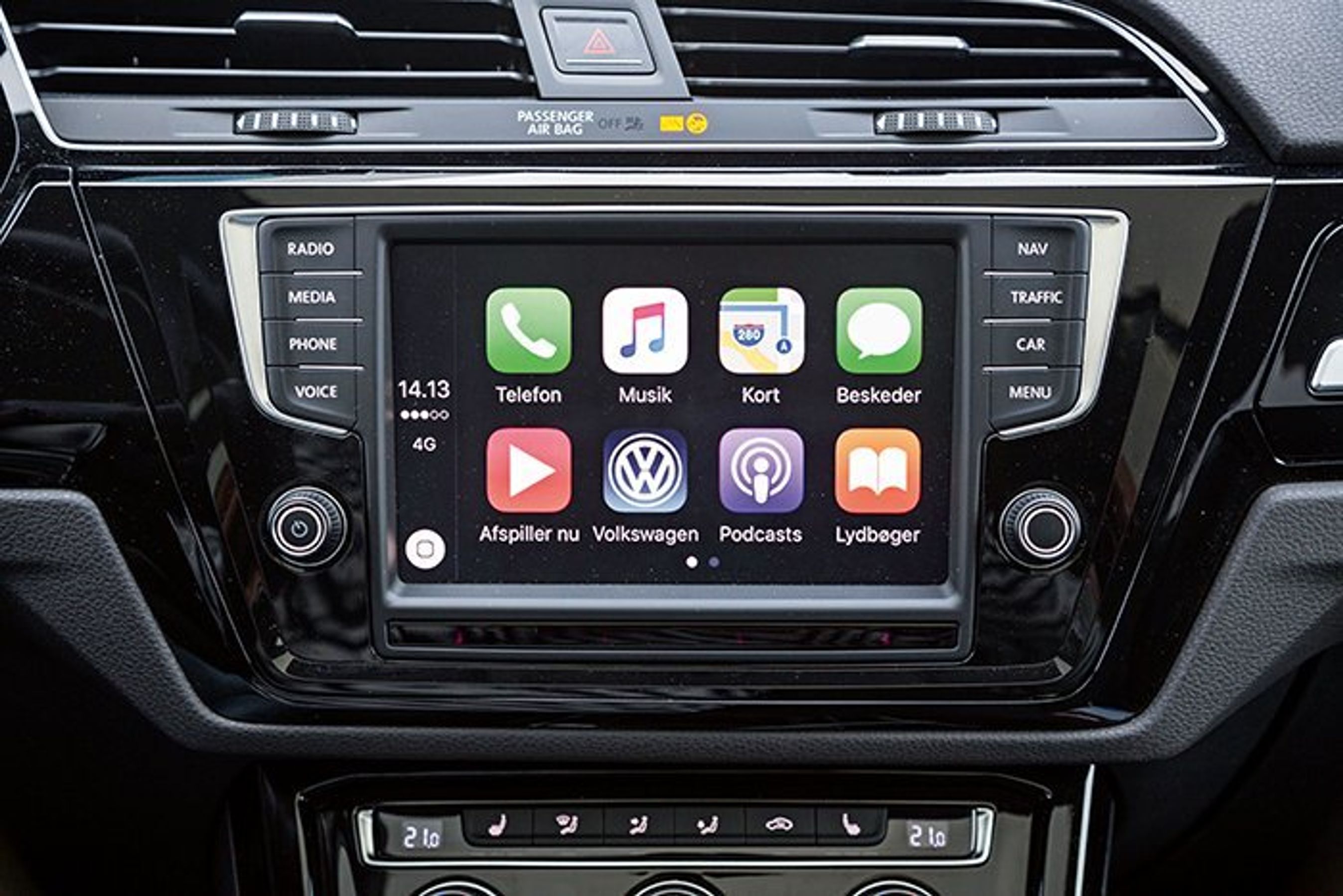 skærm til VW Touran