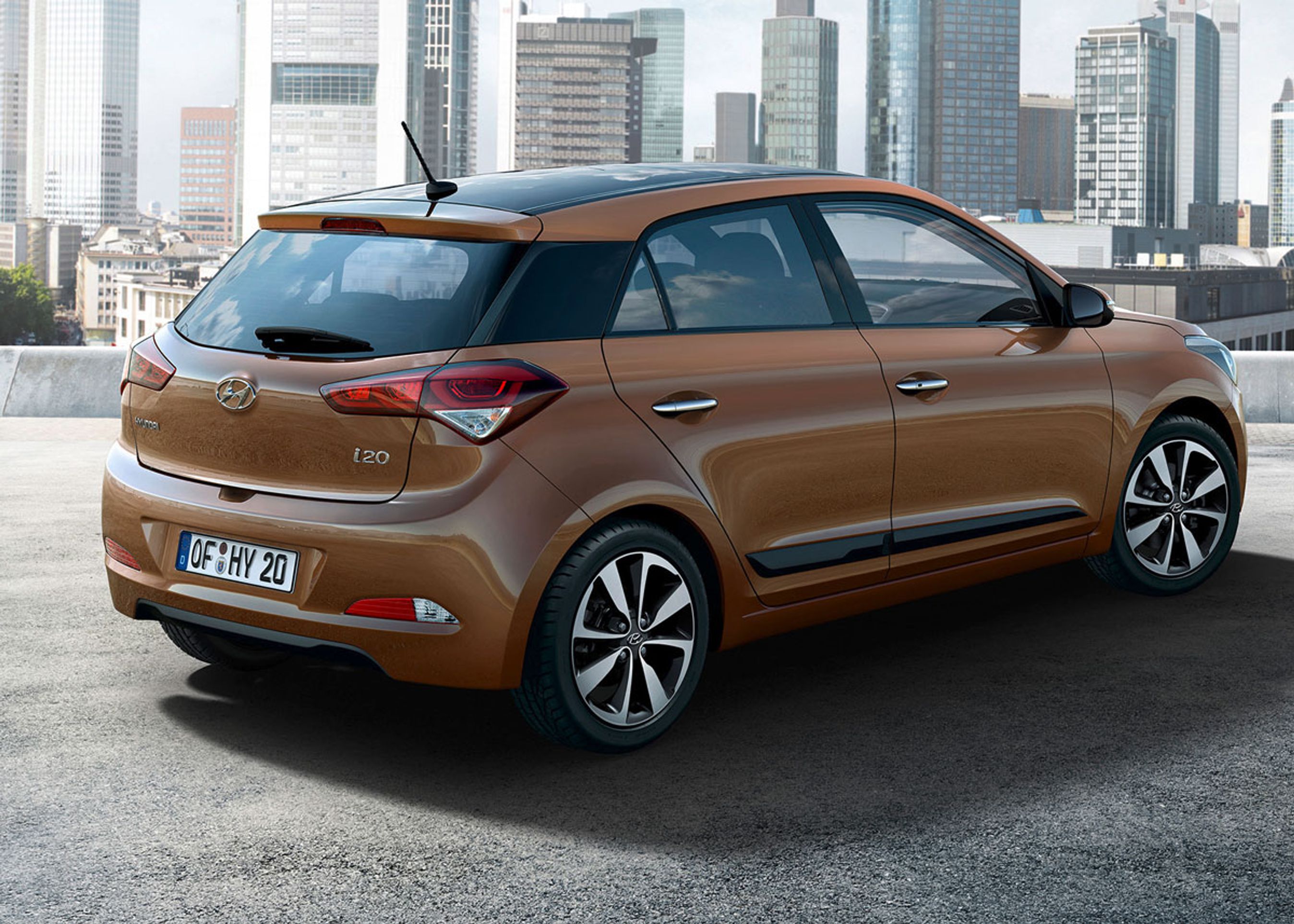 Hyundai i20 bliver en af de største minibiler med en akselafstand på hele 2,57 meter.