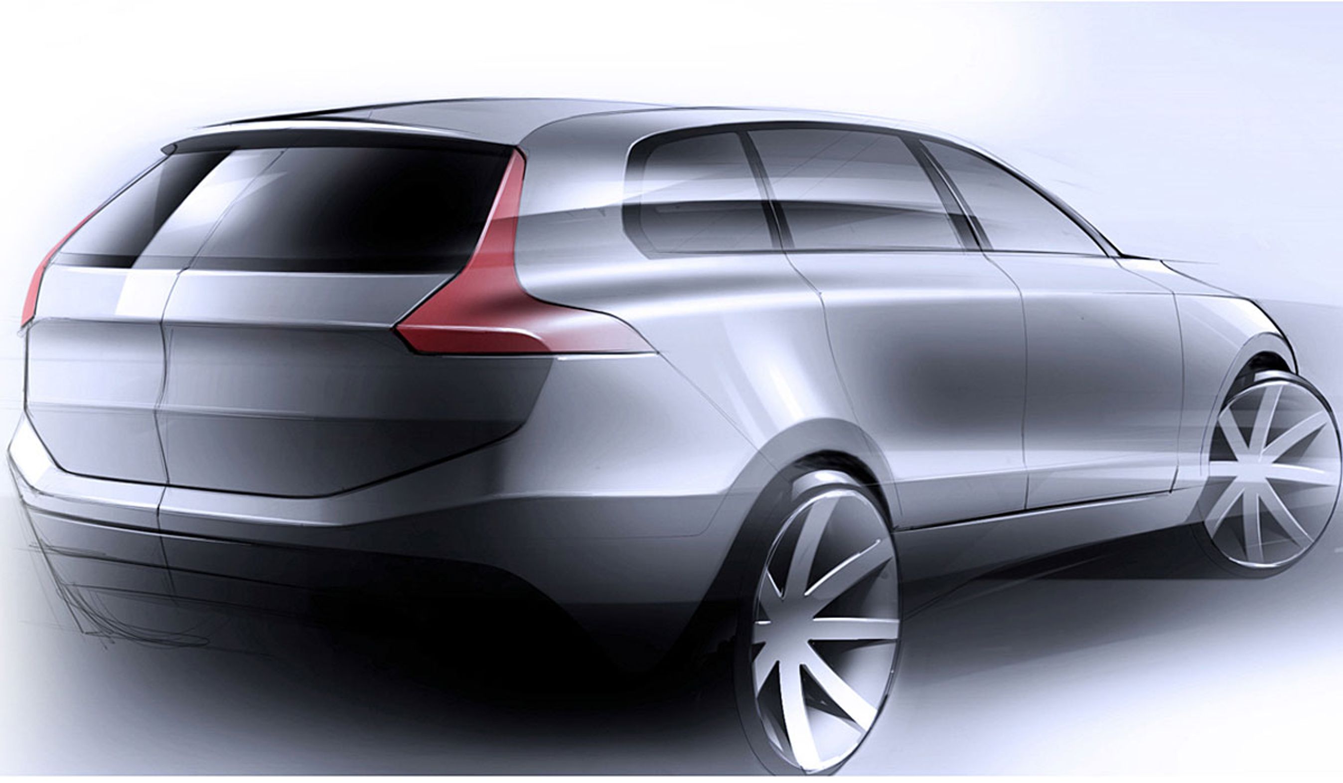 Designerne i Californien har bl.a. denne idé til, hvordan den næste XC90 kan se ud.