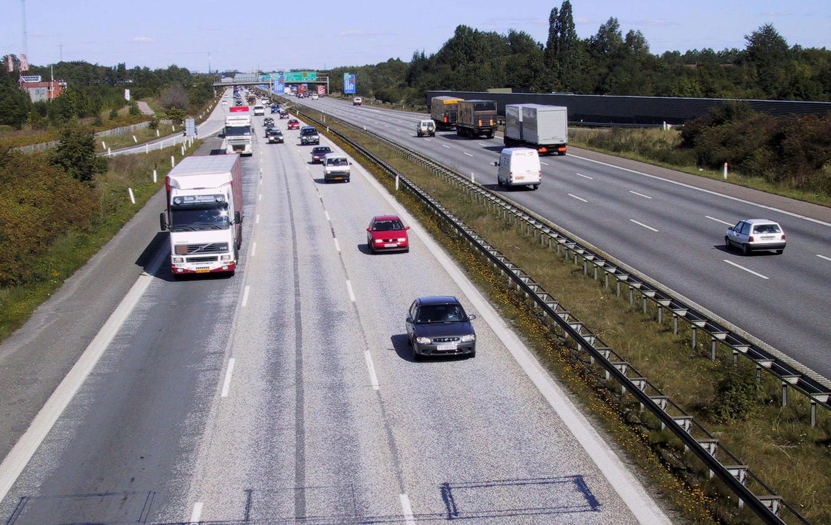 Trafik på motorvej
