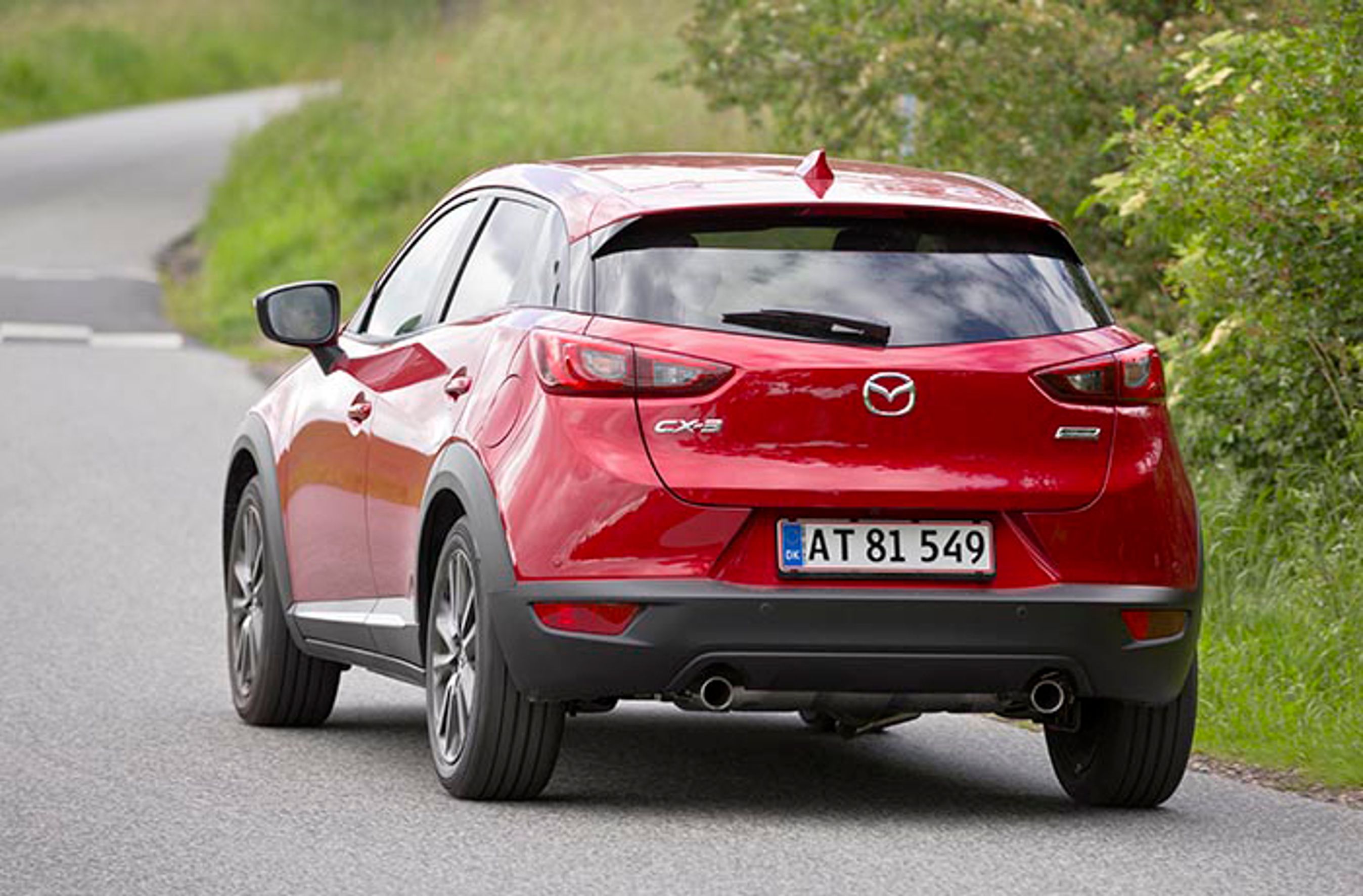 Mazda CX-3 bagfra