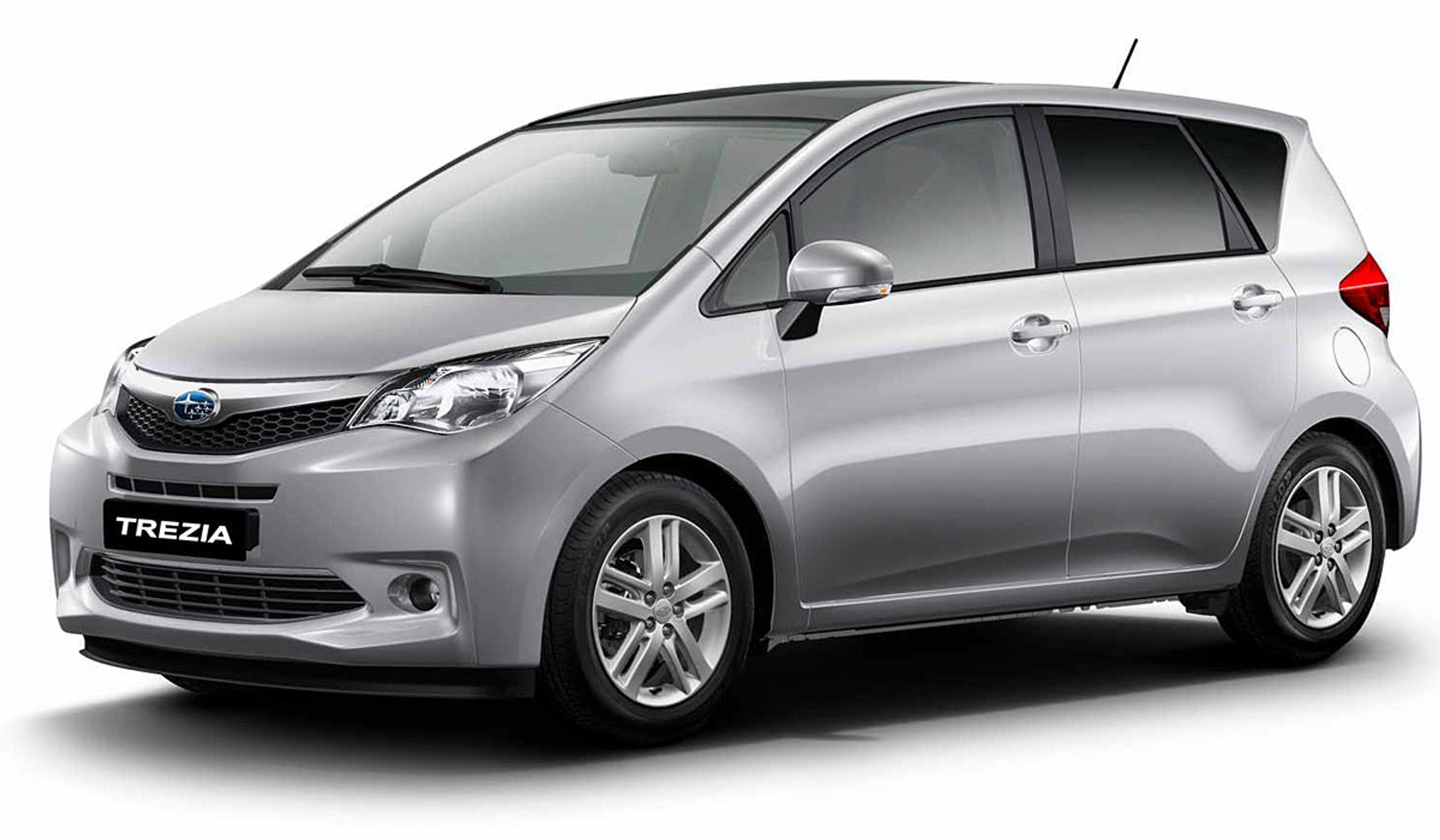 Subaru Trezia er en knap fire meter lang multibil.