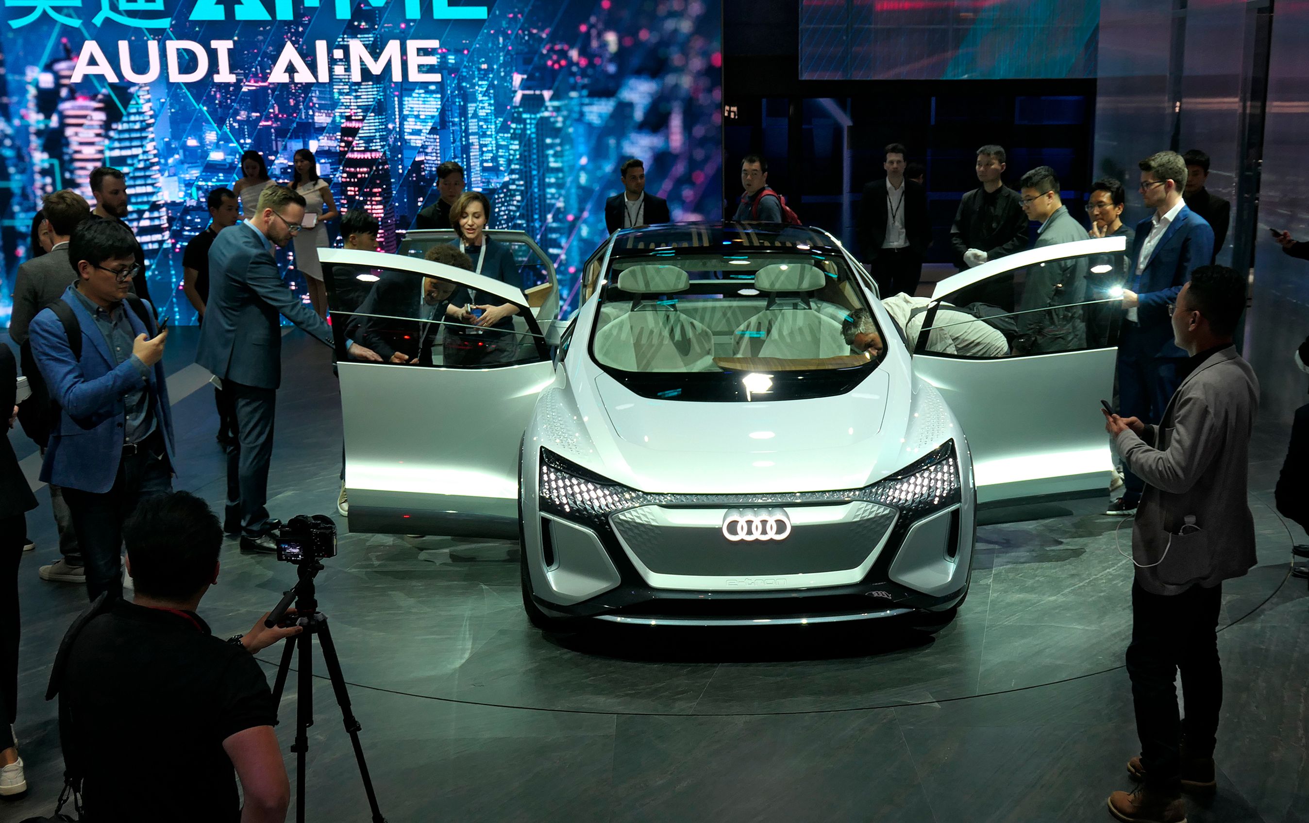 Audis konceptbil AI:ME, der har mange spændende tanker i sig.