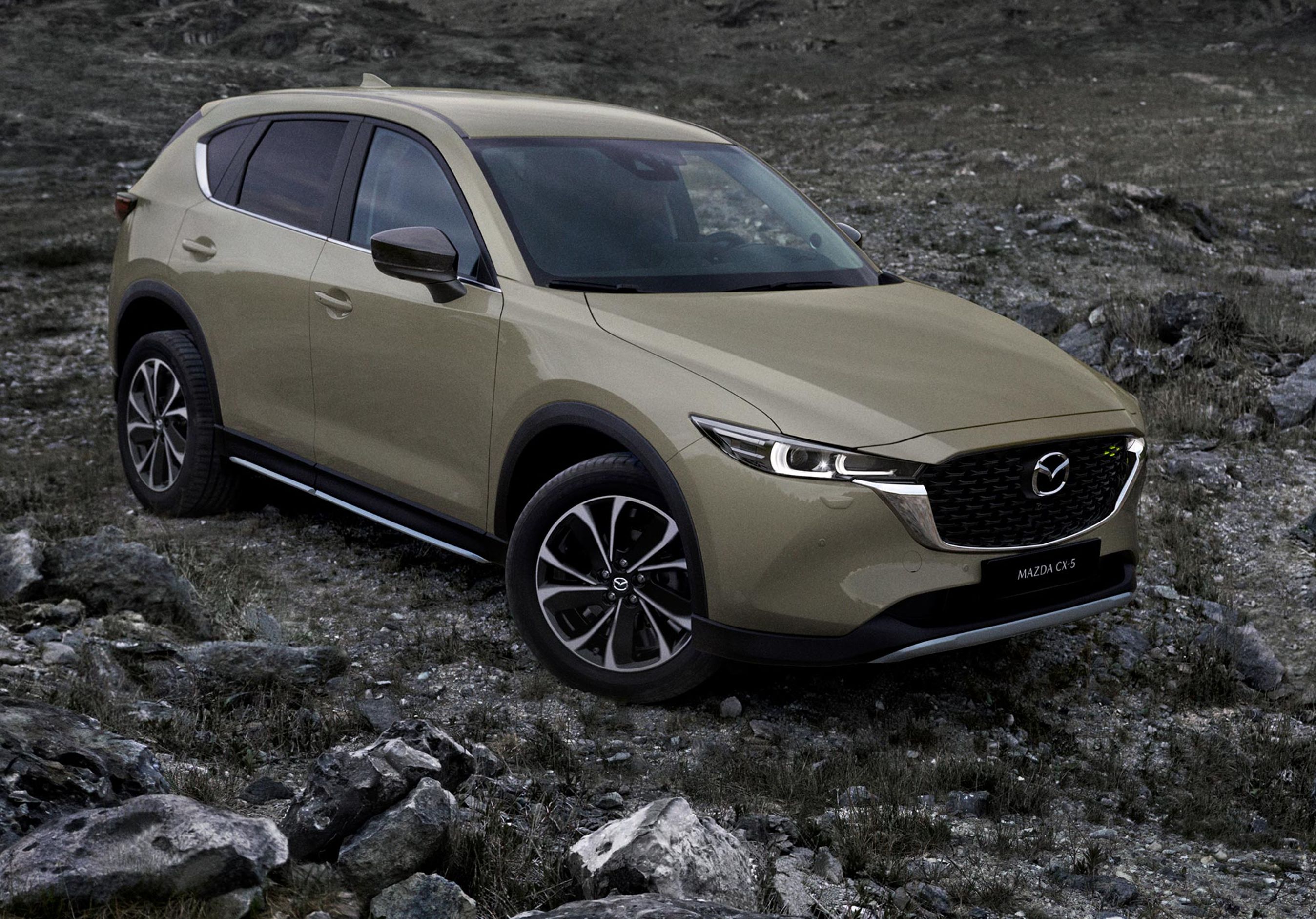 Mazda CX-5 får ændret fronten en del i 2022-udgaven.