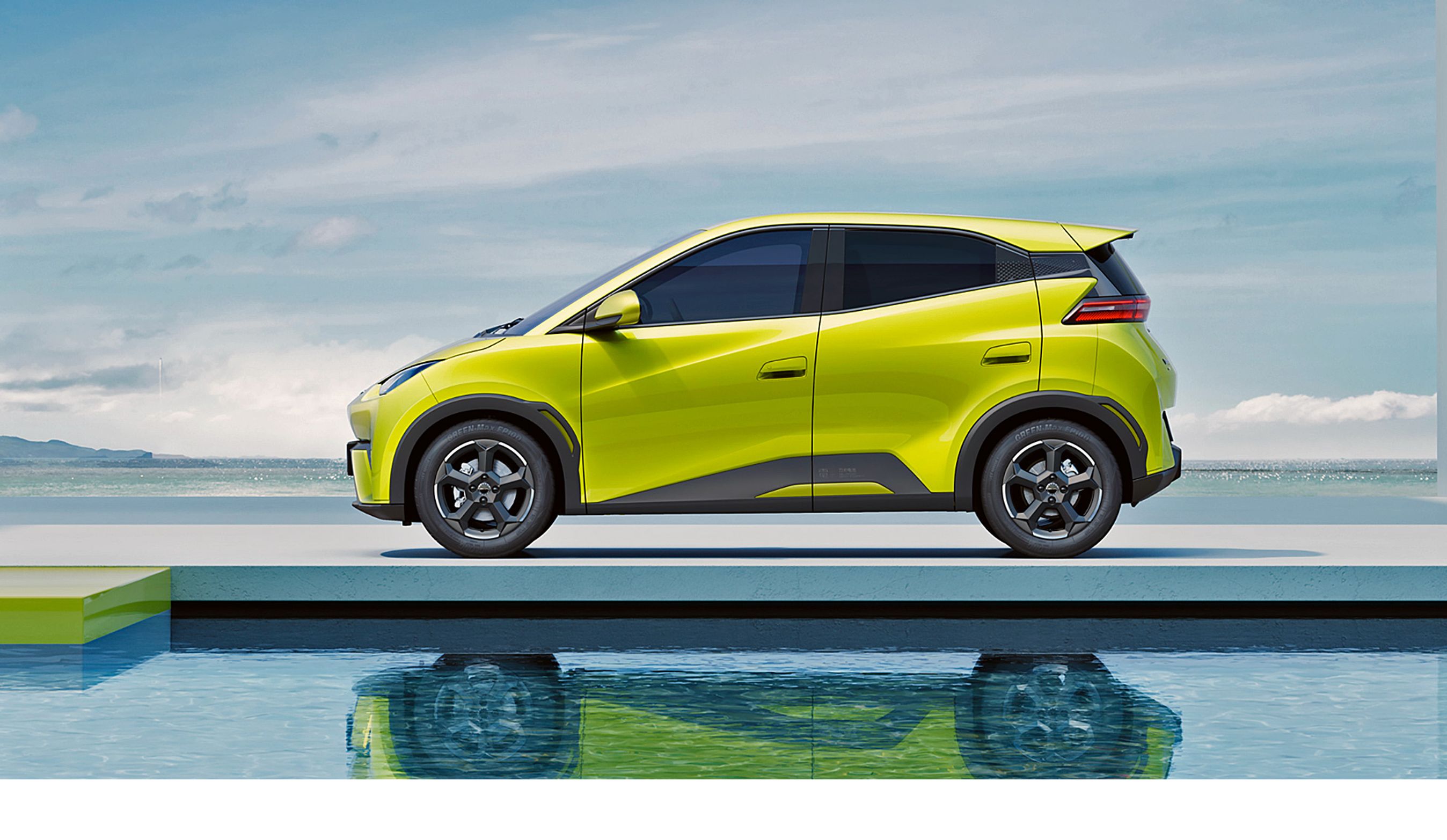 BYD's nye Seagull i profil.