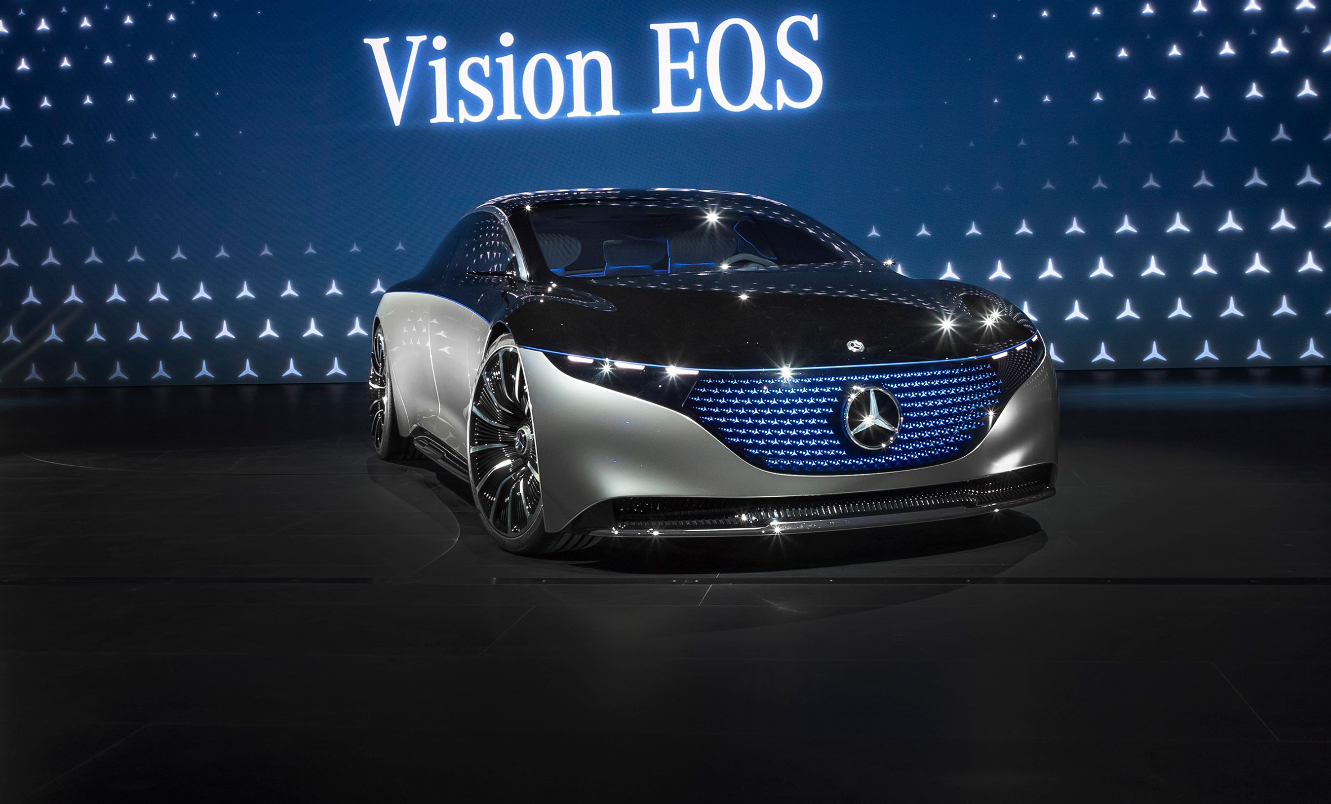 Mercedes Vision EQS på Frankfurt-udstillingen.