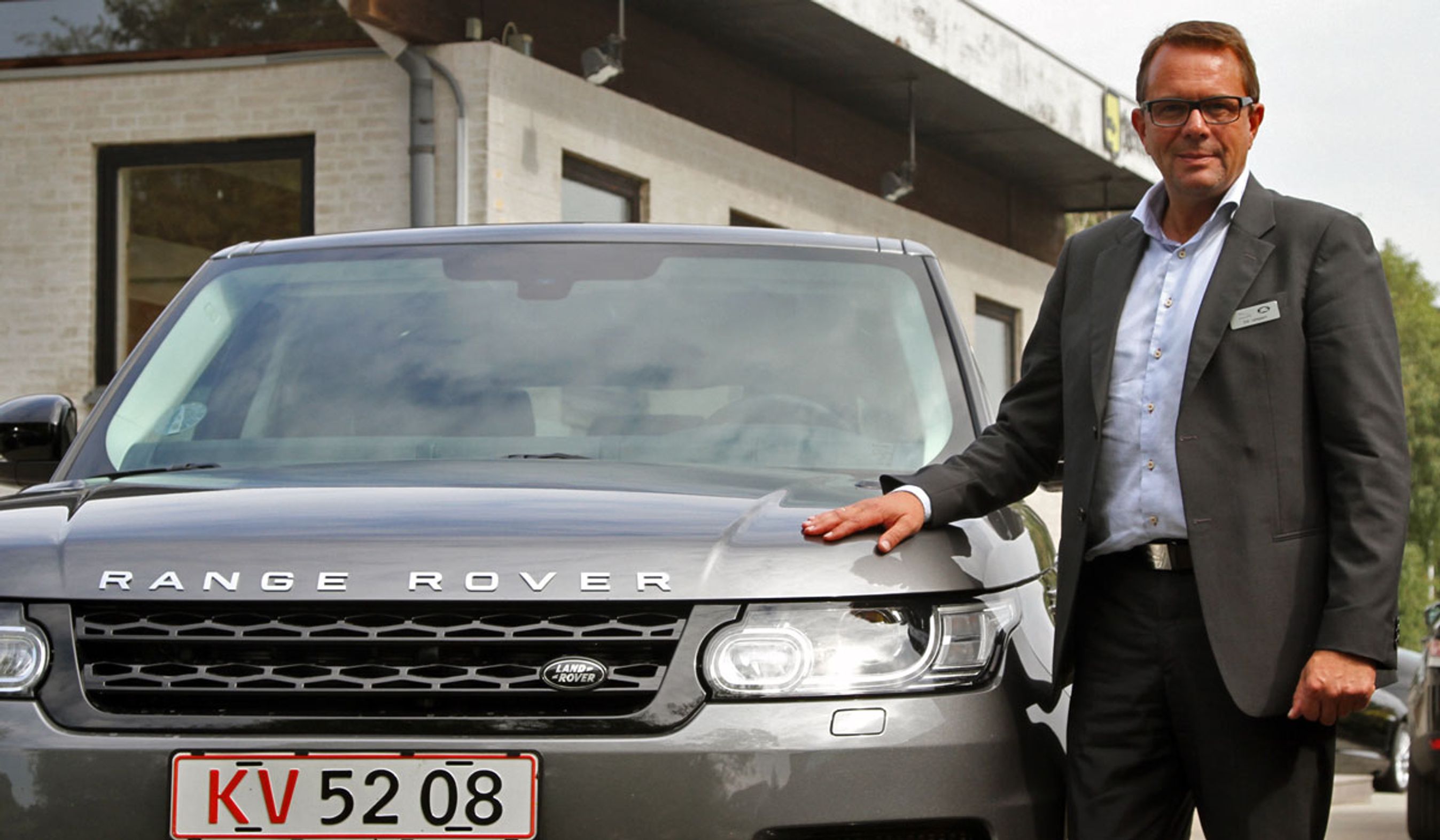 Erik Ladegaard, landechef for Jaguar og Land Rover i Danmark.