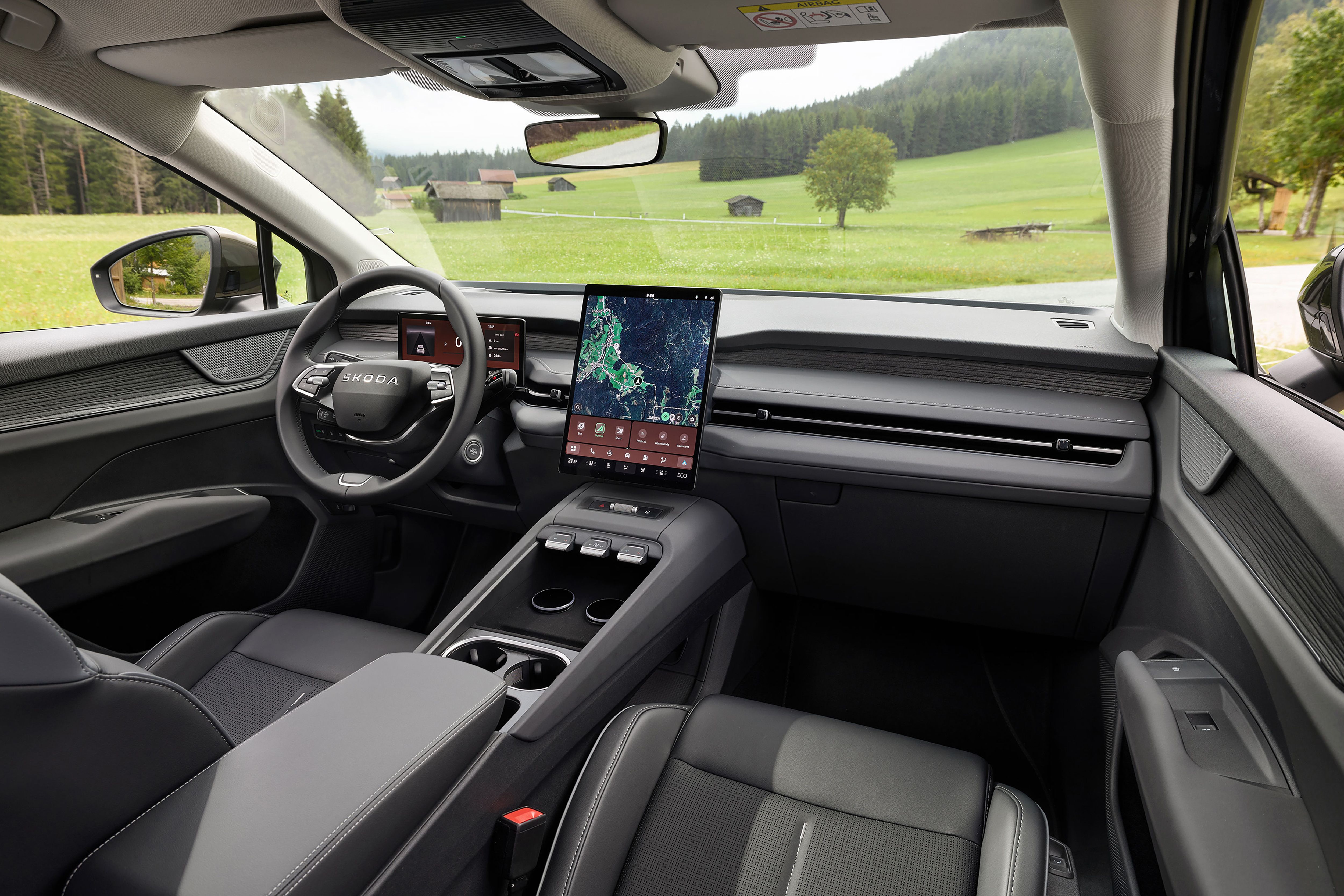 Kabinen i en Skoda Peaq 60 Selection fra 2026 
