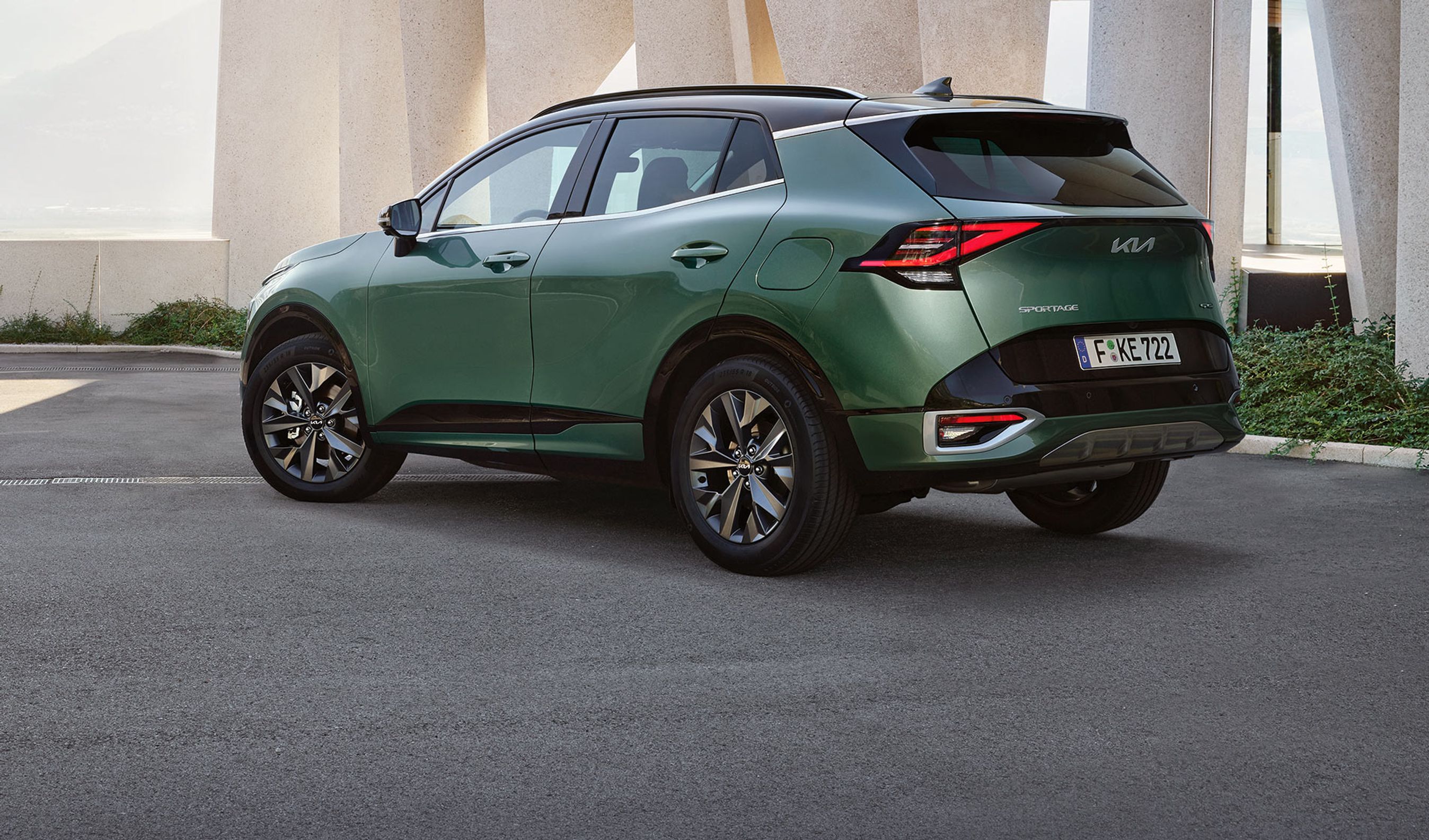 Kia Sportage i den nye, europæiske udgave.