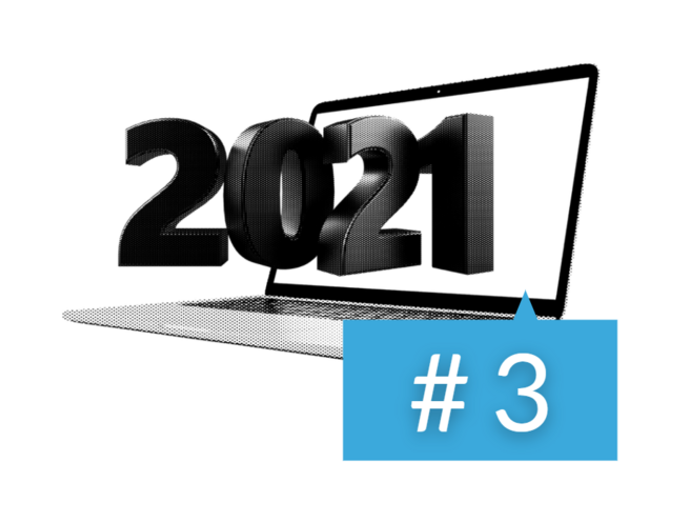 Grafik: Billede med 2021 og nummer 3