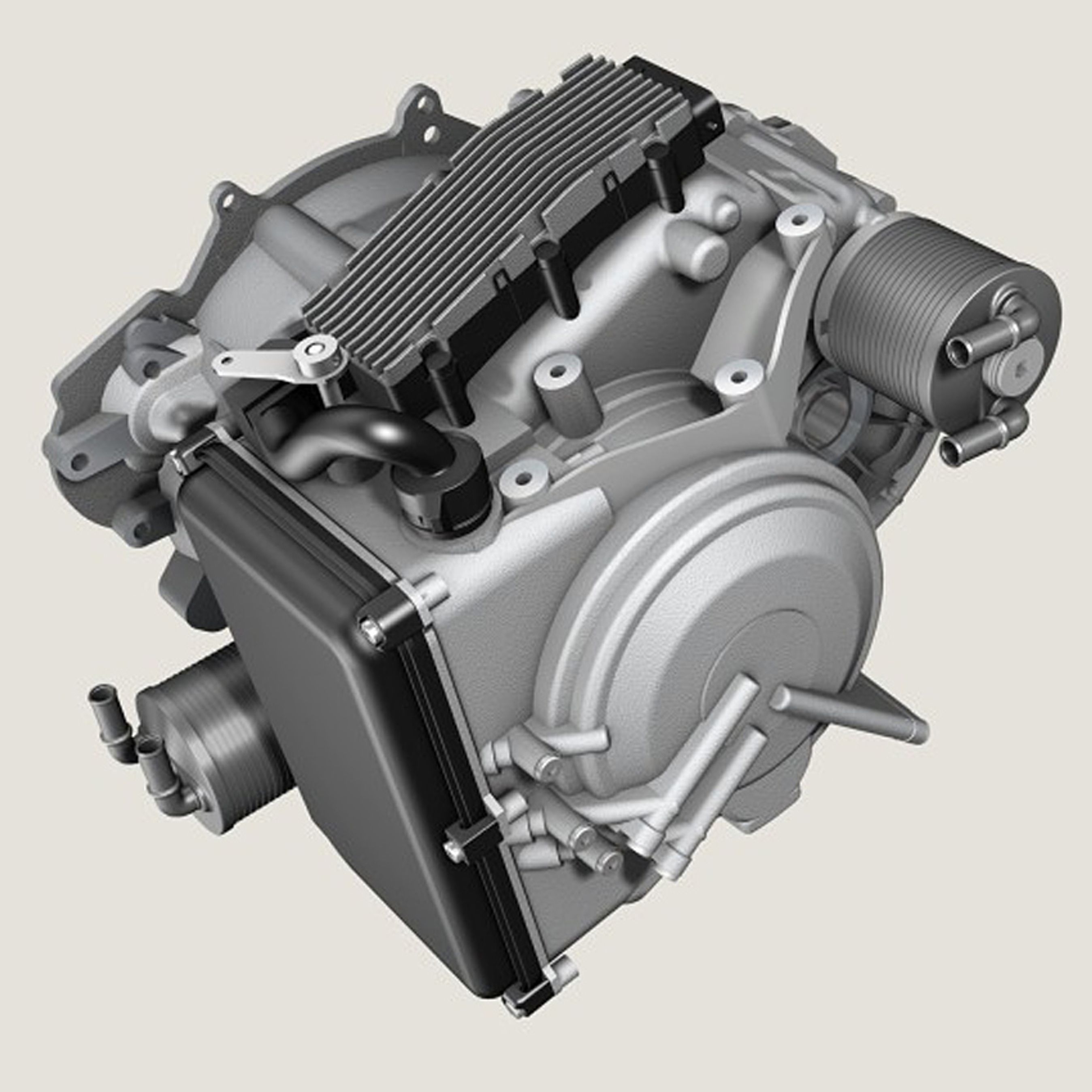 Den nye automatgearkasse er yderst kompakt, og det er derfor muligt at sammenbygge den med en tværstillet motor i selv mindre forhjulstrukne biler.