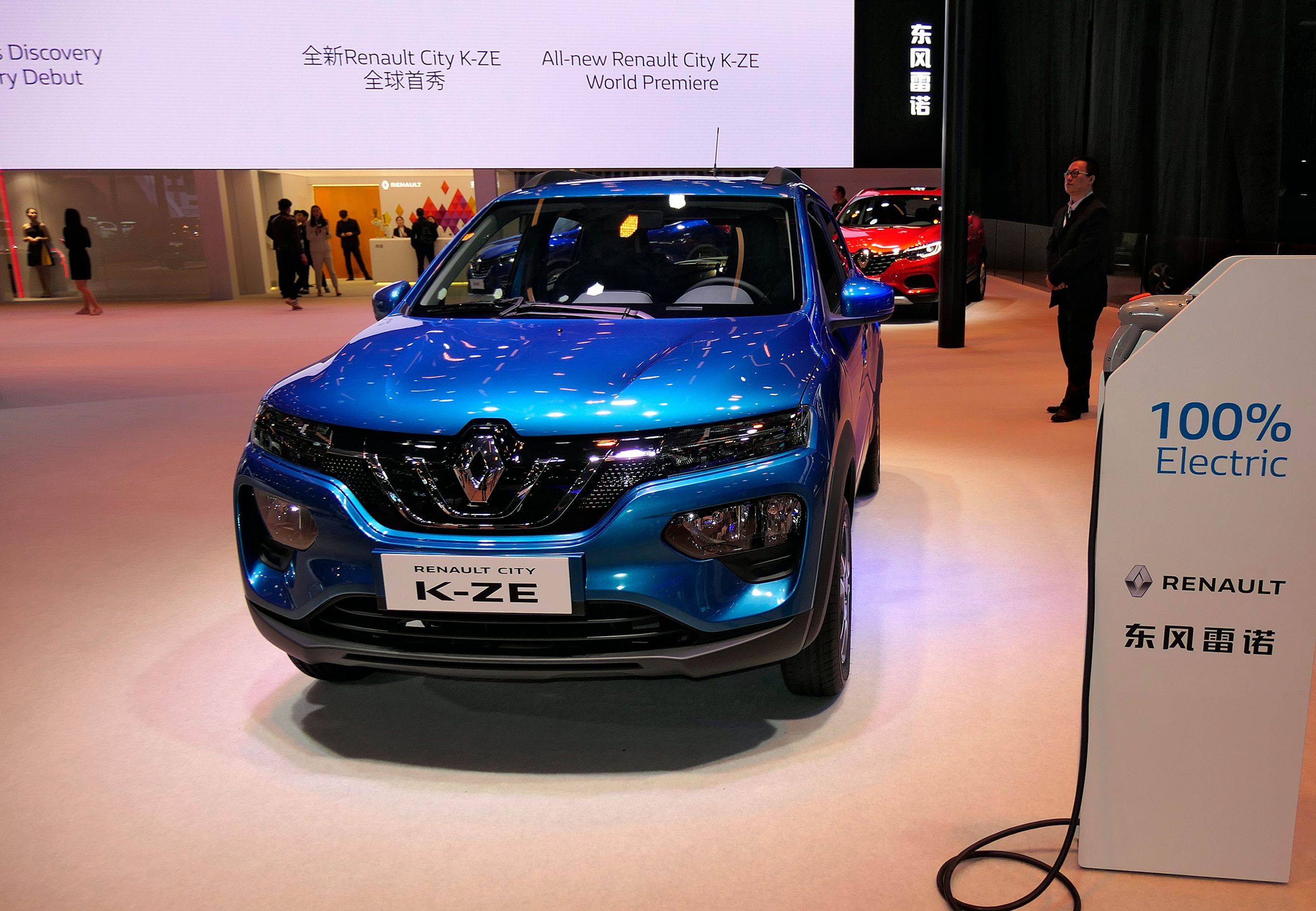 Renault viser sin K-ZE City i Shanghai.