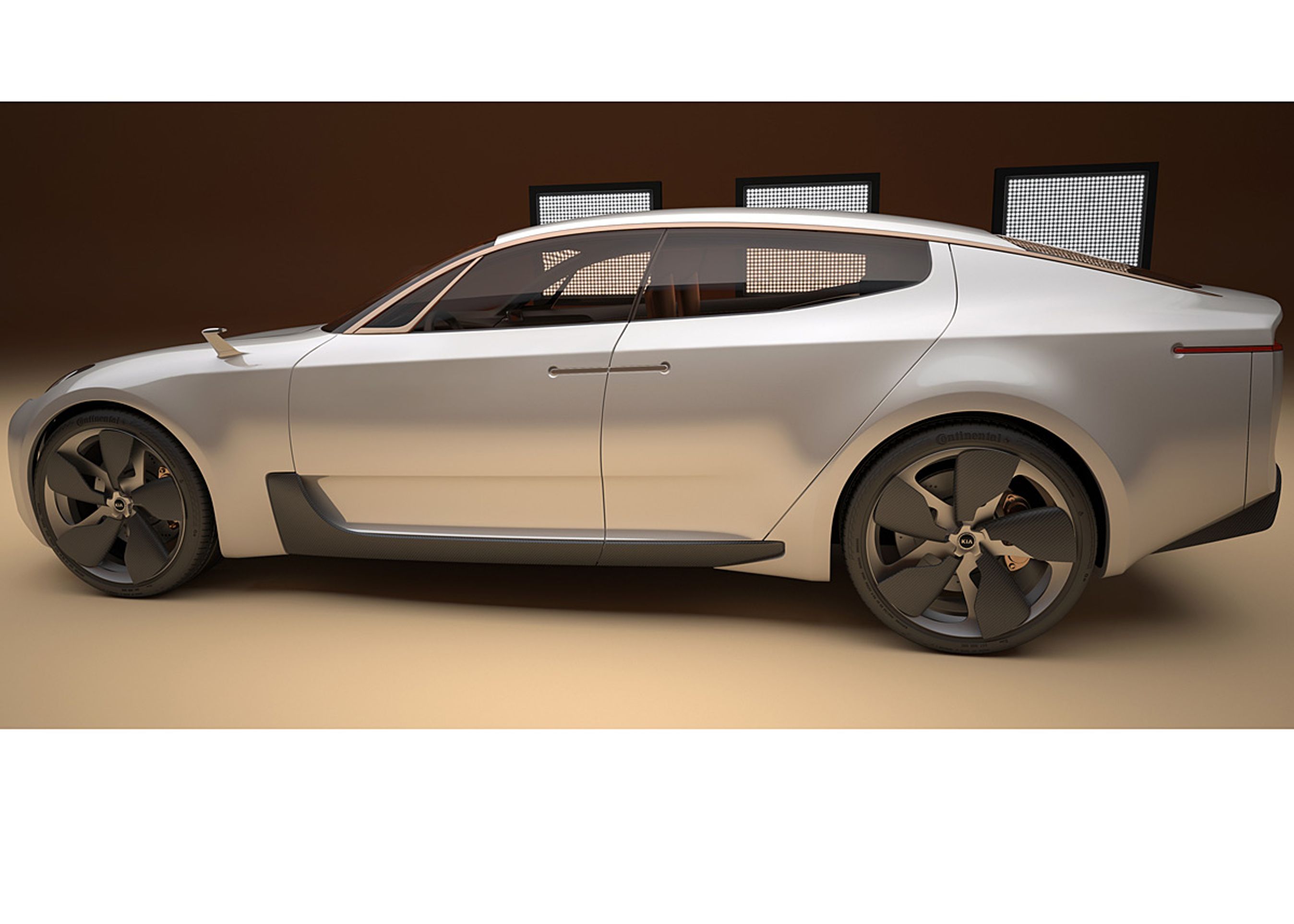 Konceptbilen har baghjulstræk.