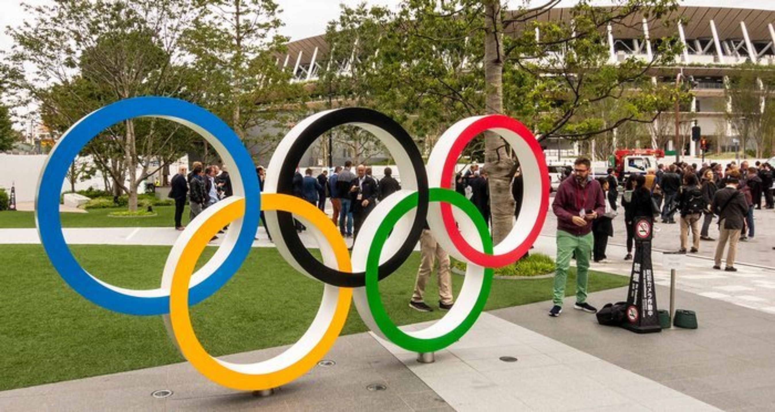Det olympiske stadion i Tokyo.
