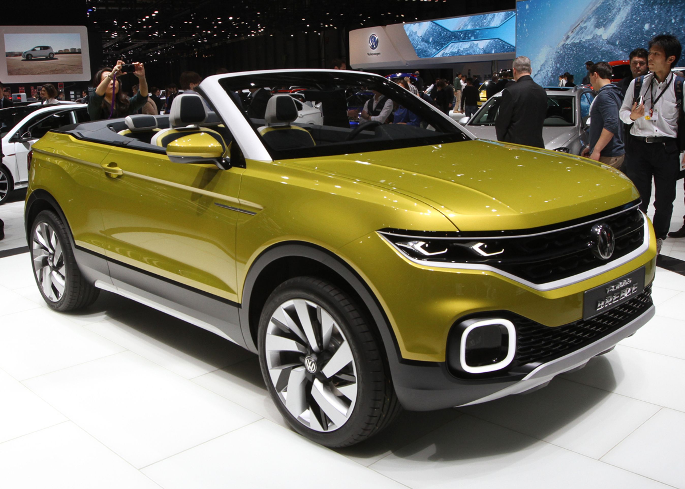 Den åbne konceptbil T-Cross giver sandsynligvis en god fornemmelse af designet på Polo SUV. Foto: Torben Arent