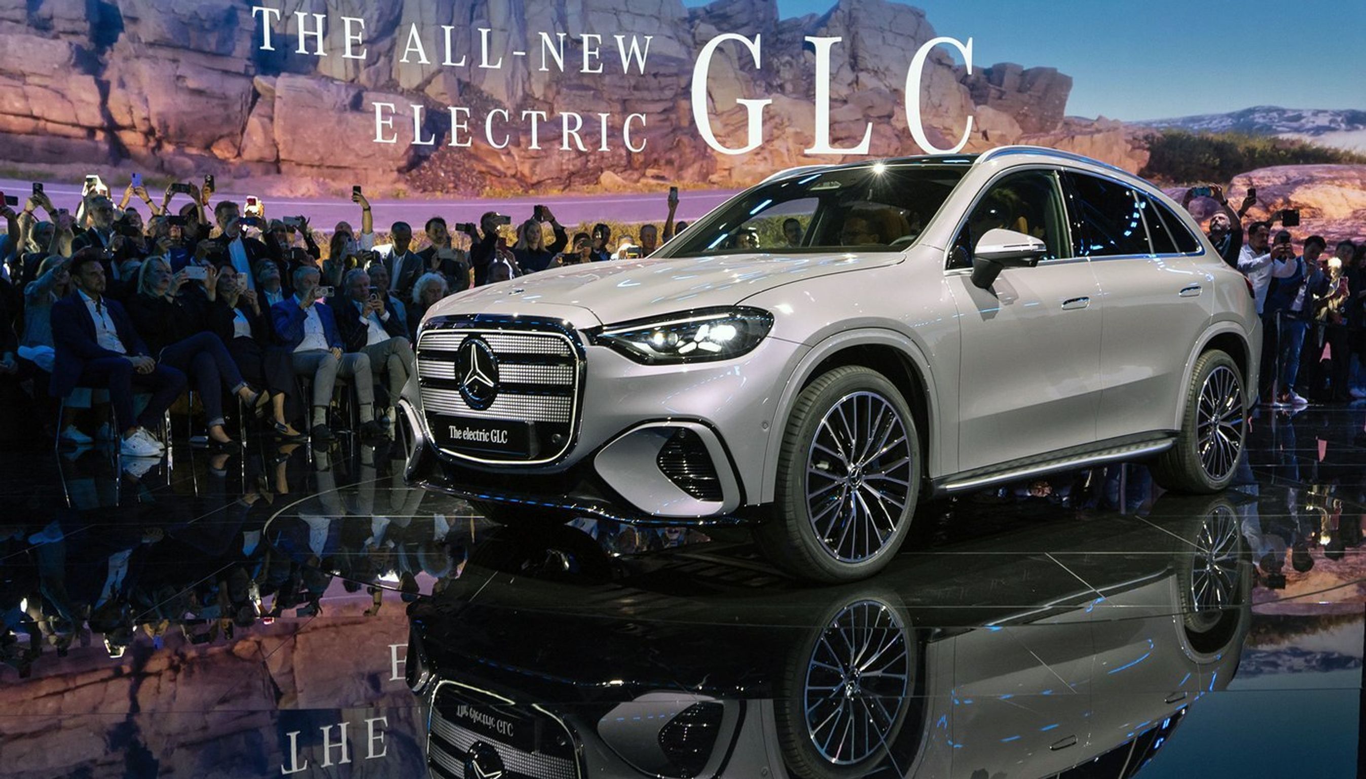 Mercedes GLC skråt forfra.