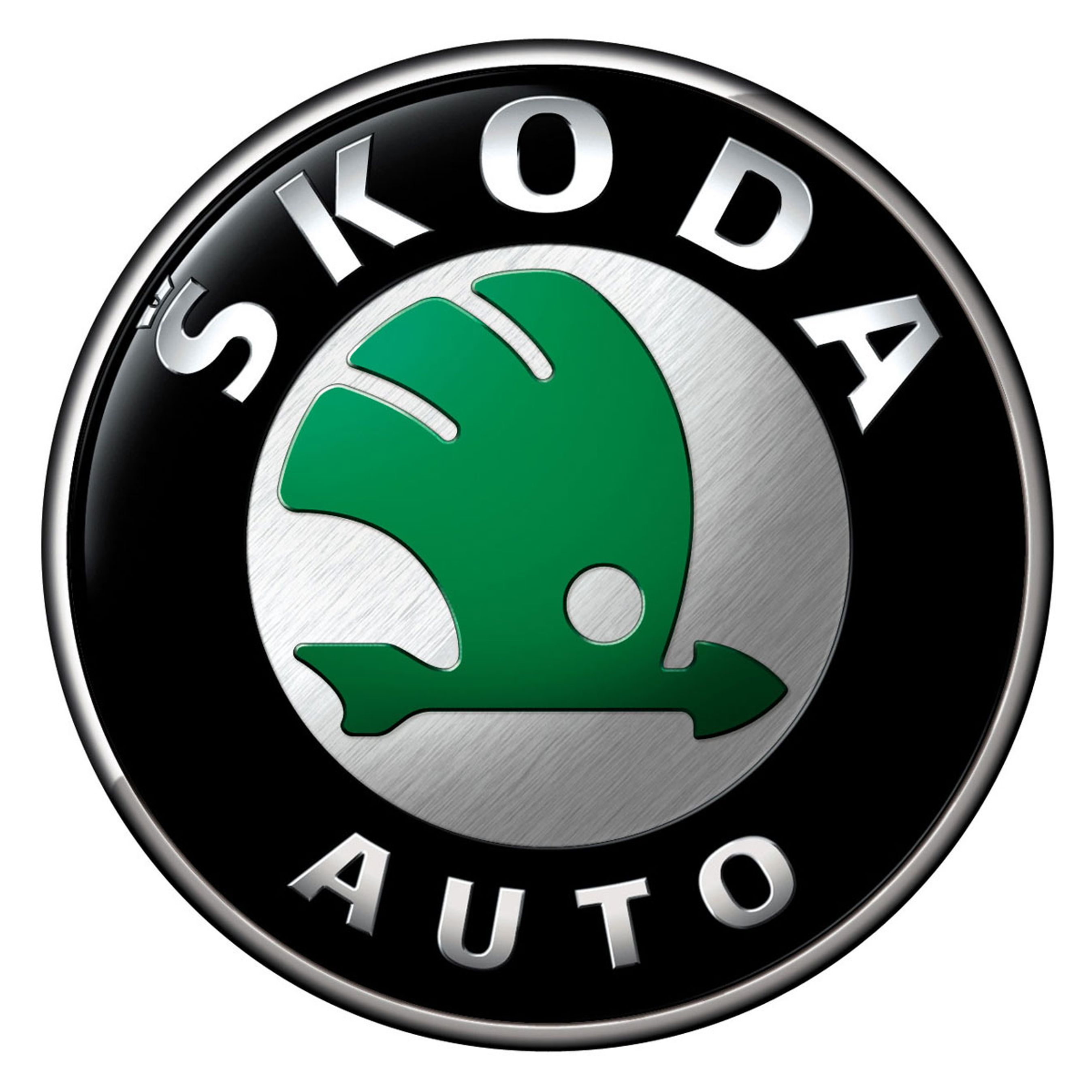 Skodas nuværende logo.