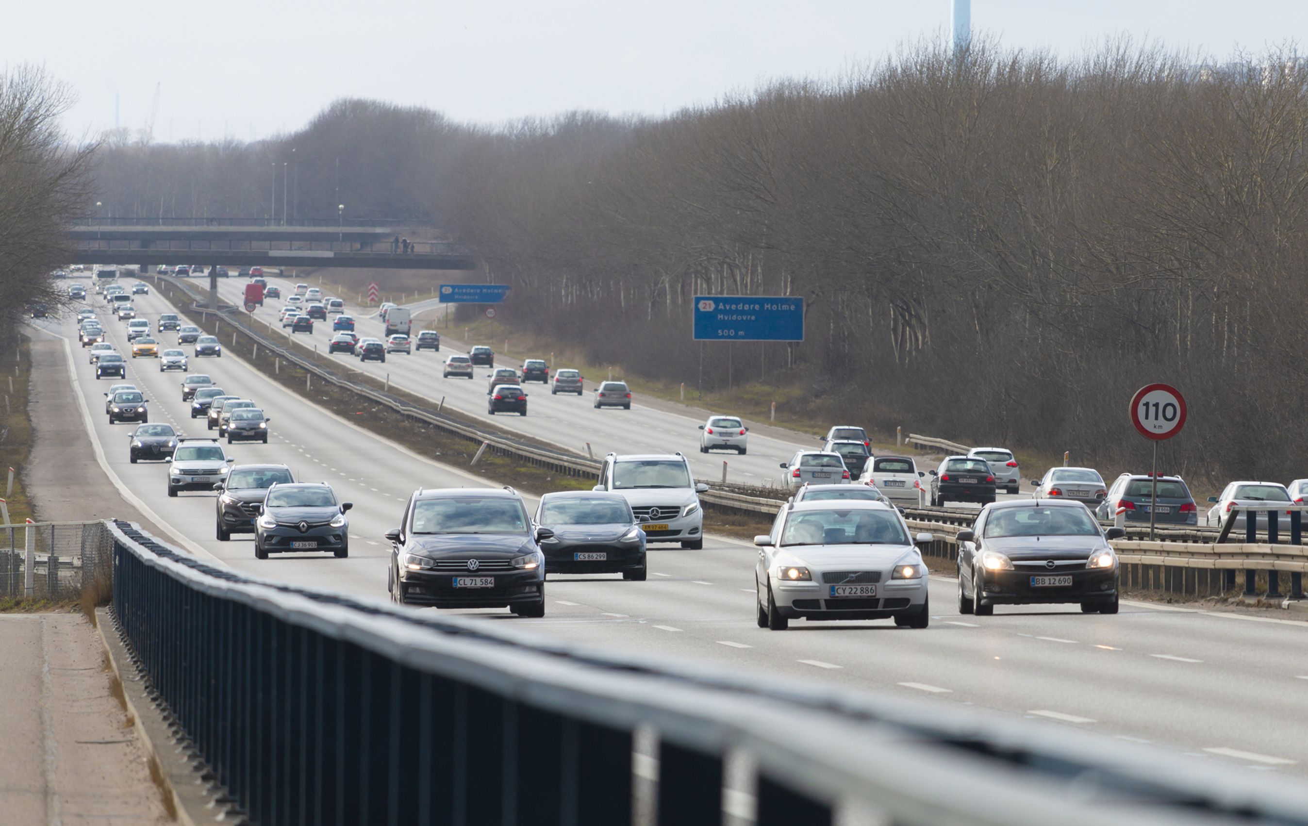 Trafik på motorvej