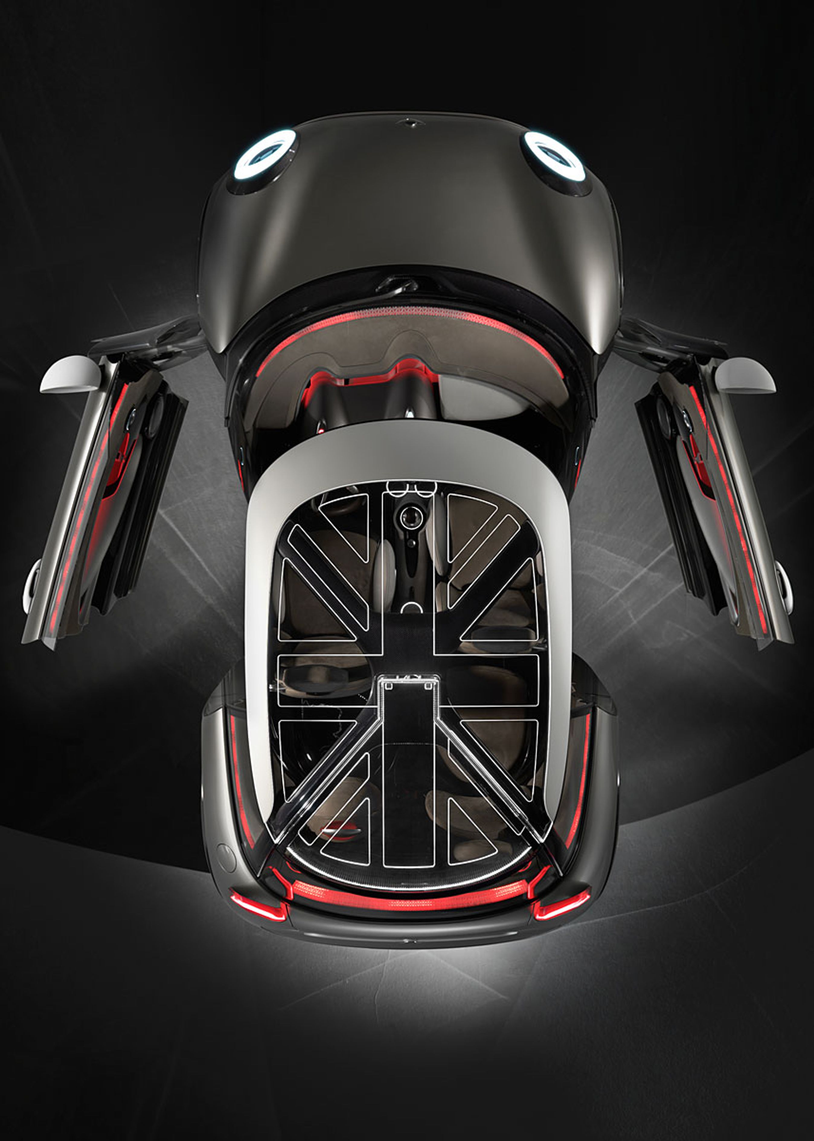 Der leges med designelementer, inklusive glas og især lyssætning. Ideen med taget er, at det skal ligne Union Jack, det britiske flag.