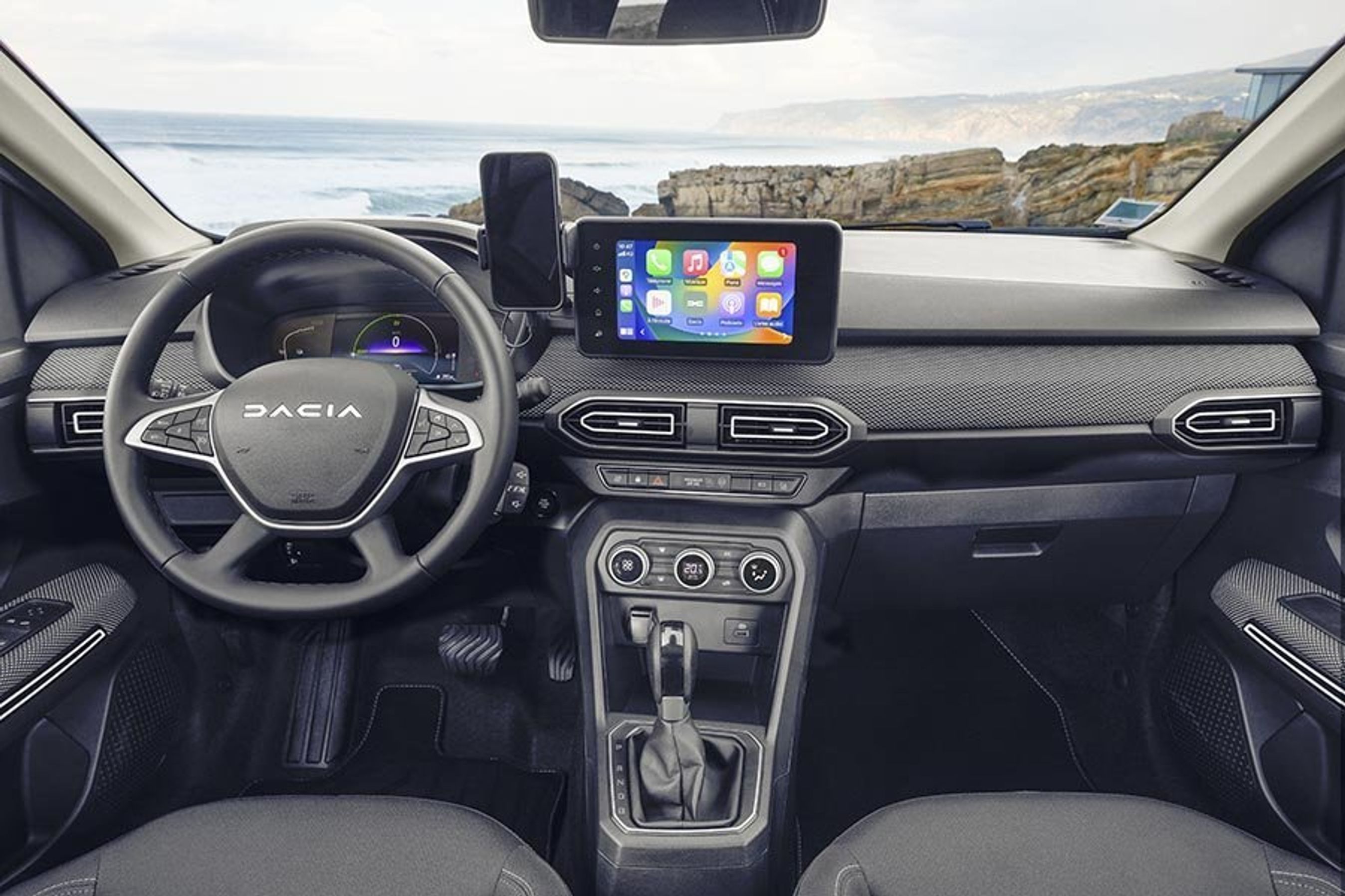 Kabinen i Dacia Jogger har fået skærm