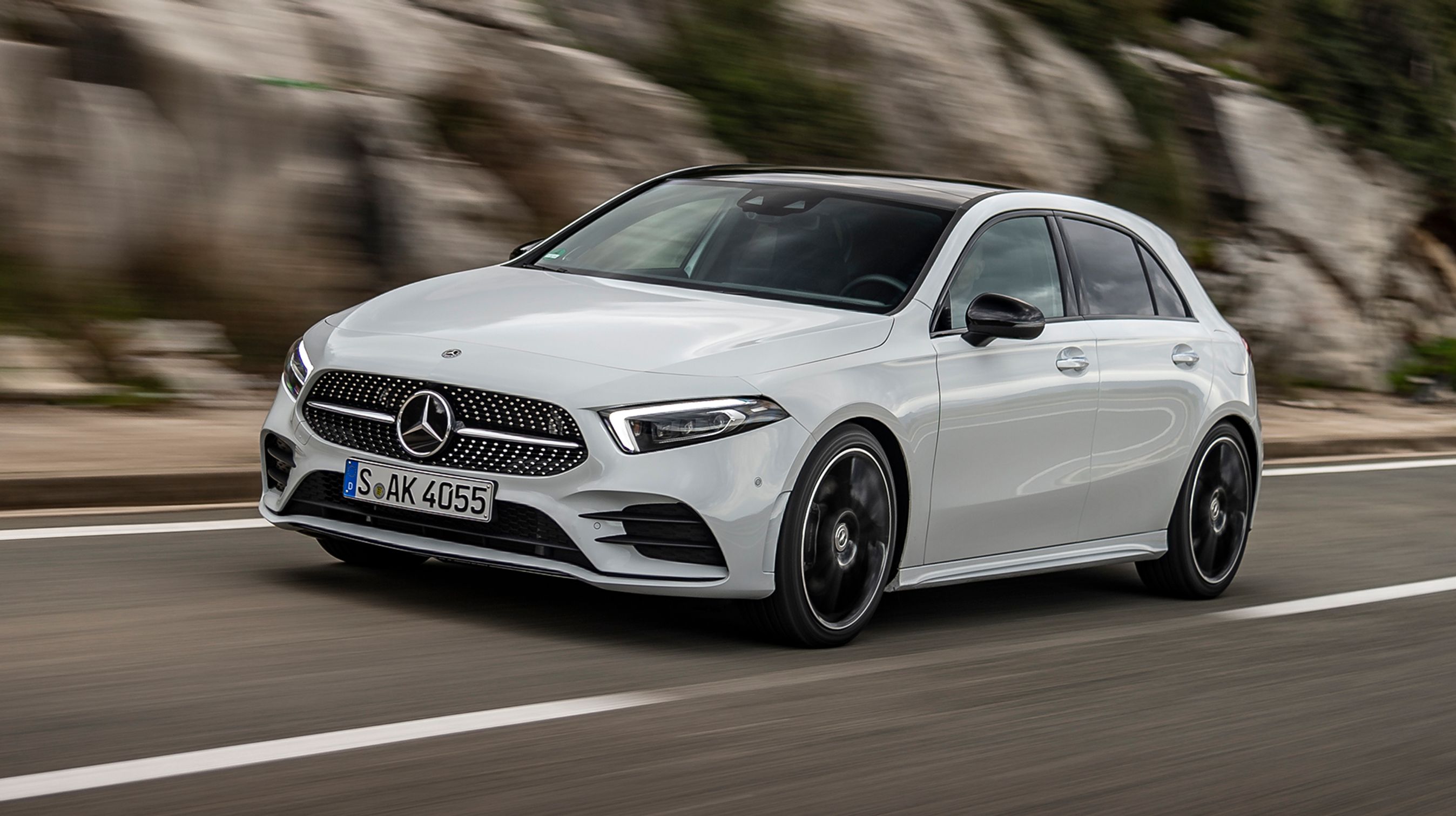 Mercedes-Bens A-klasse forfra