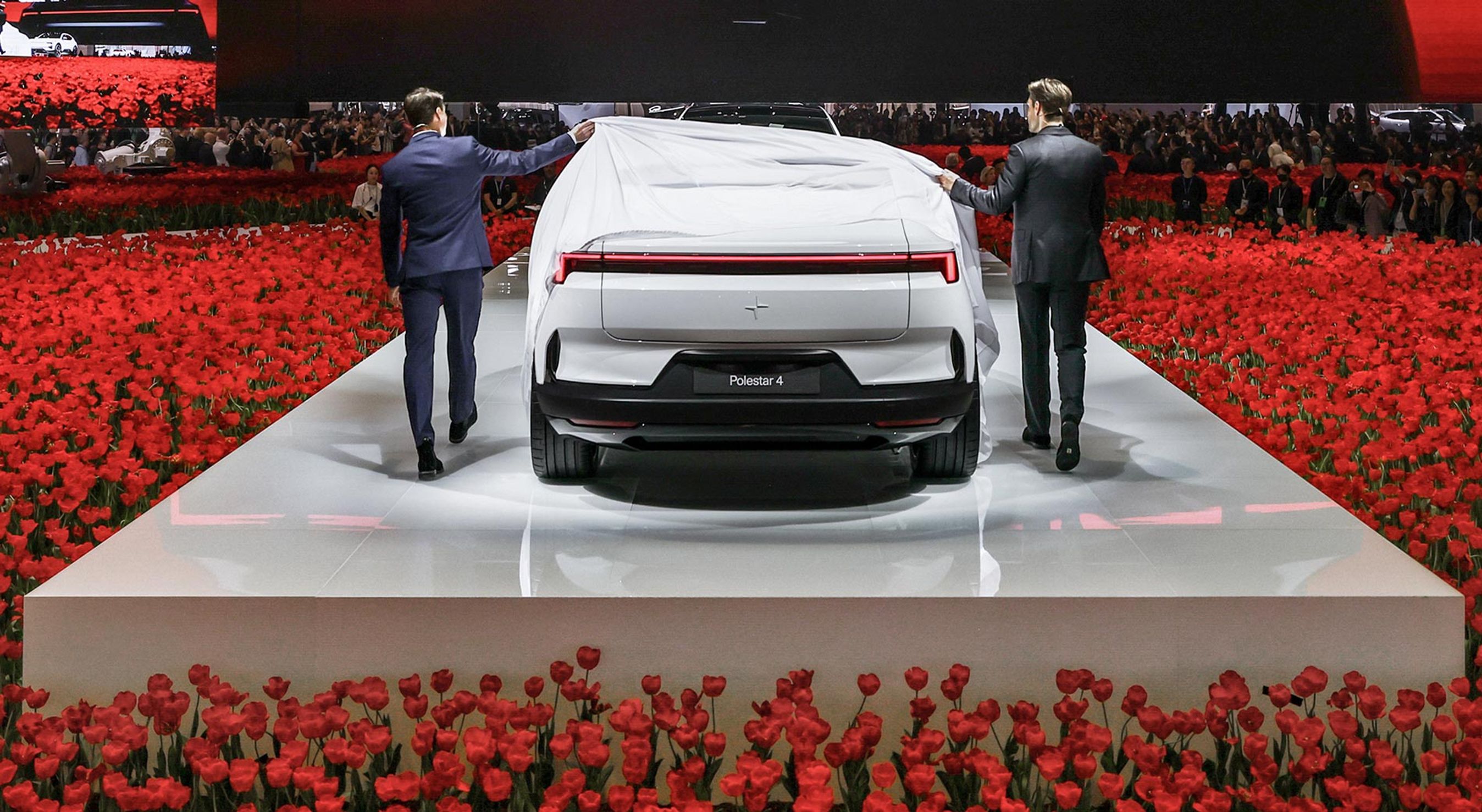 Polestar 4 afsløres i Shanghai.