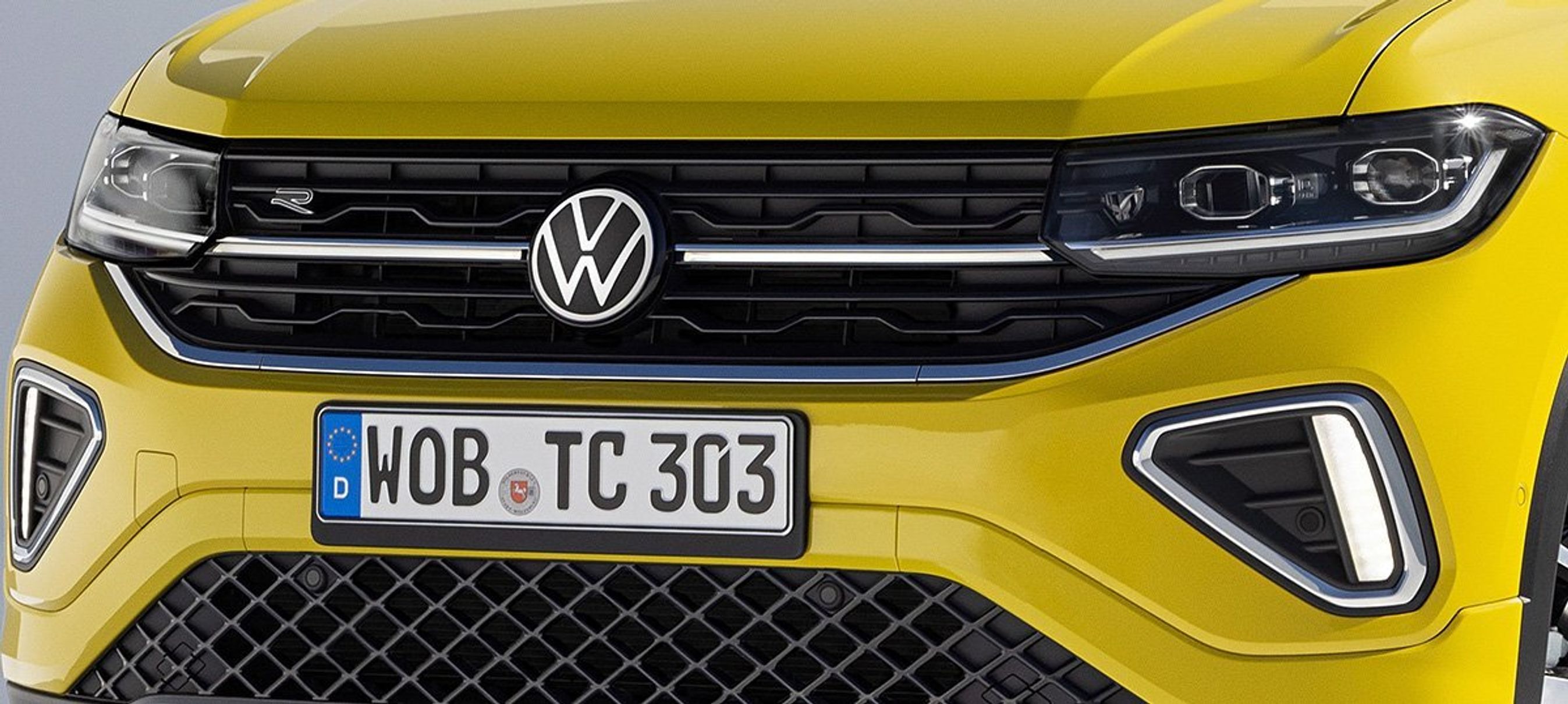 Nærbillede af grill'en på T-Cross.