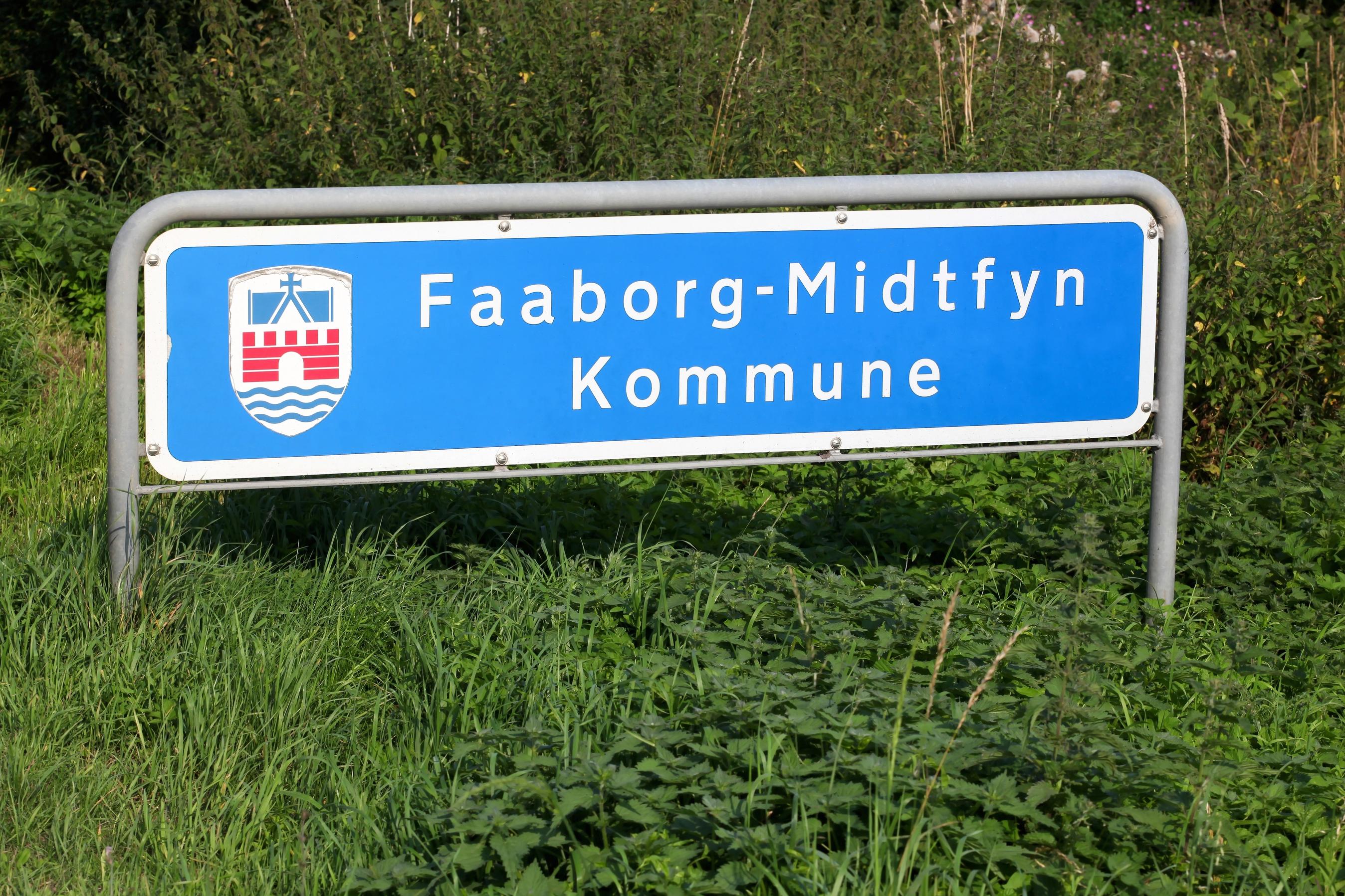 Skilt af Faaborg-Midtfyn Kommune