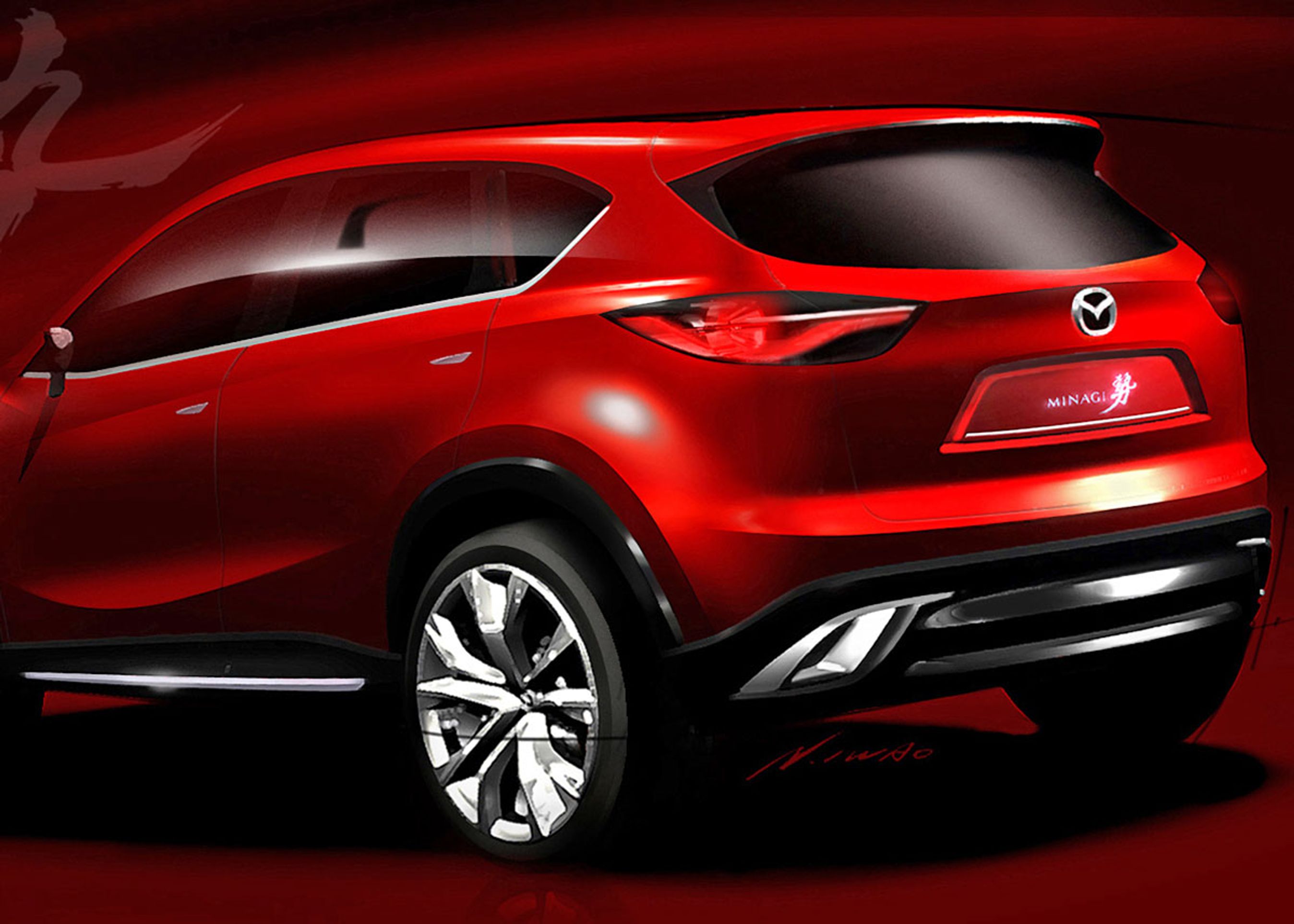 Mazda Minagi kan blive en ny SUV et halvt nummer mindre end CX-7 og kan komme til at hedde CX-5.