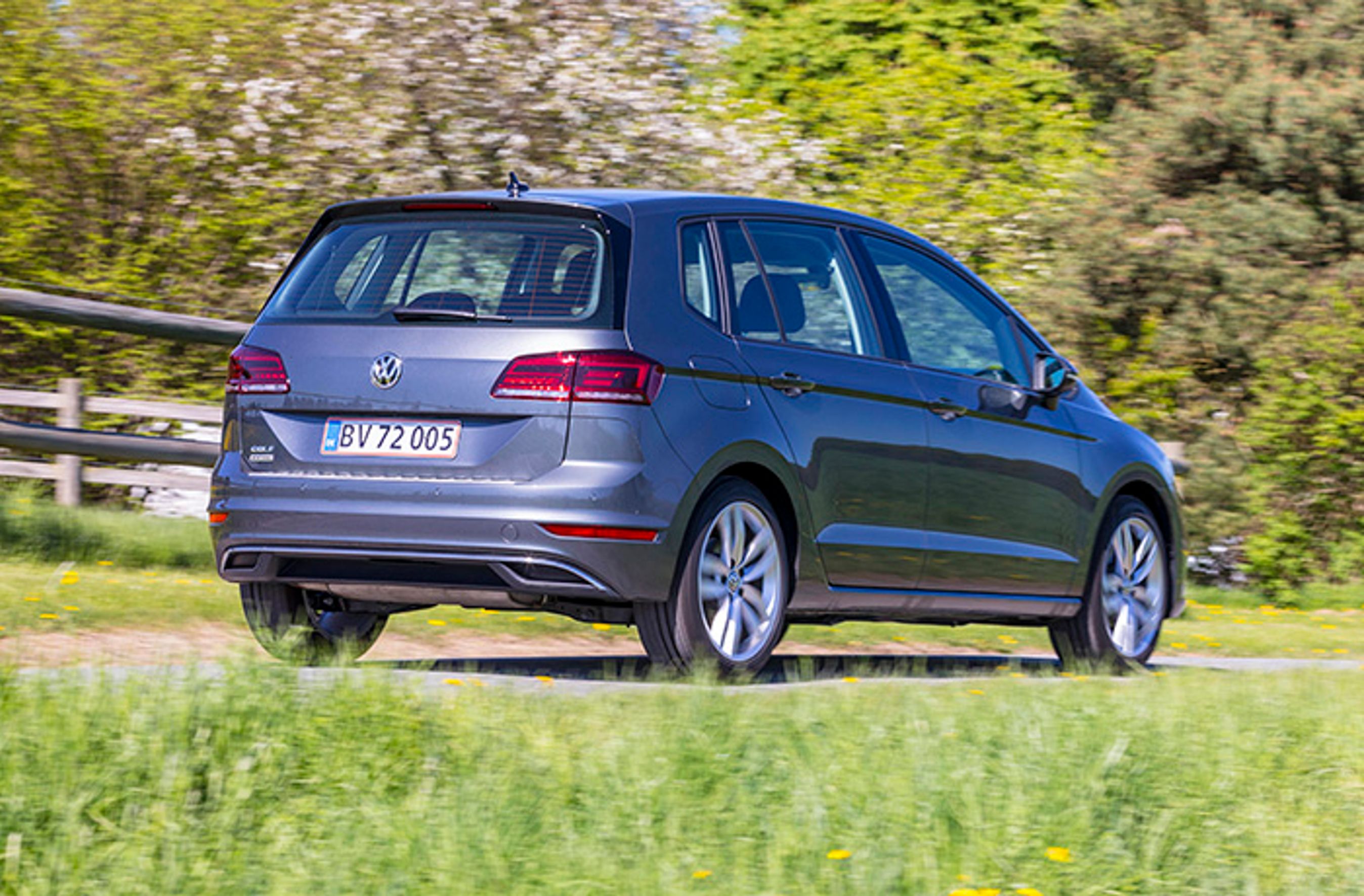 VW Golf Sportsvan bagfra