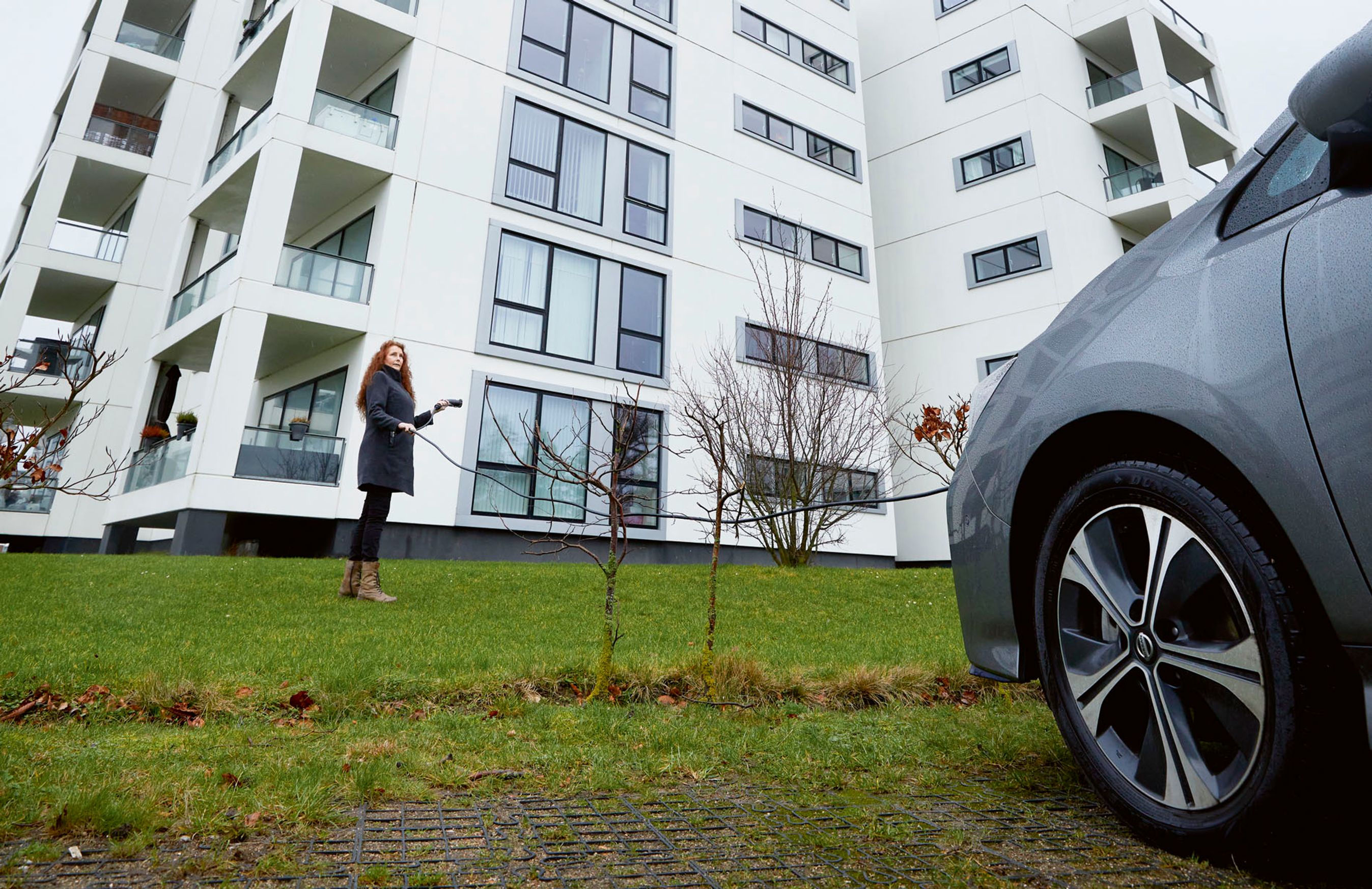 Svært at have elbil i etageejendom