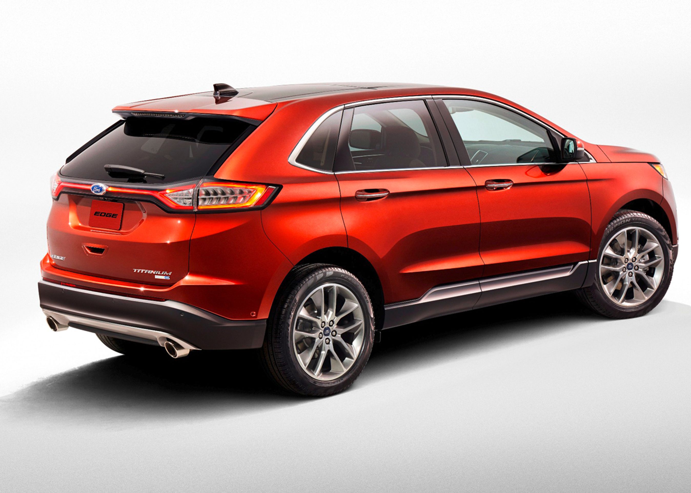 Den store Edge-SUV kommer til foråret. Foto: Ford