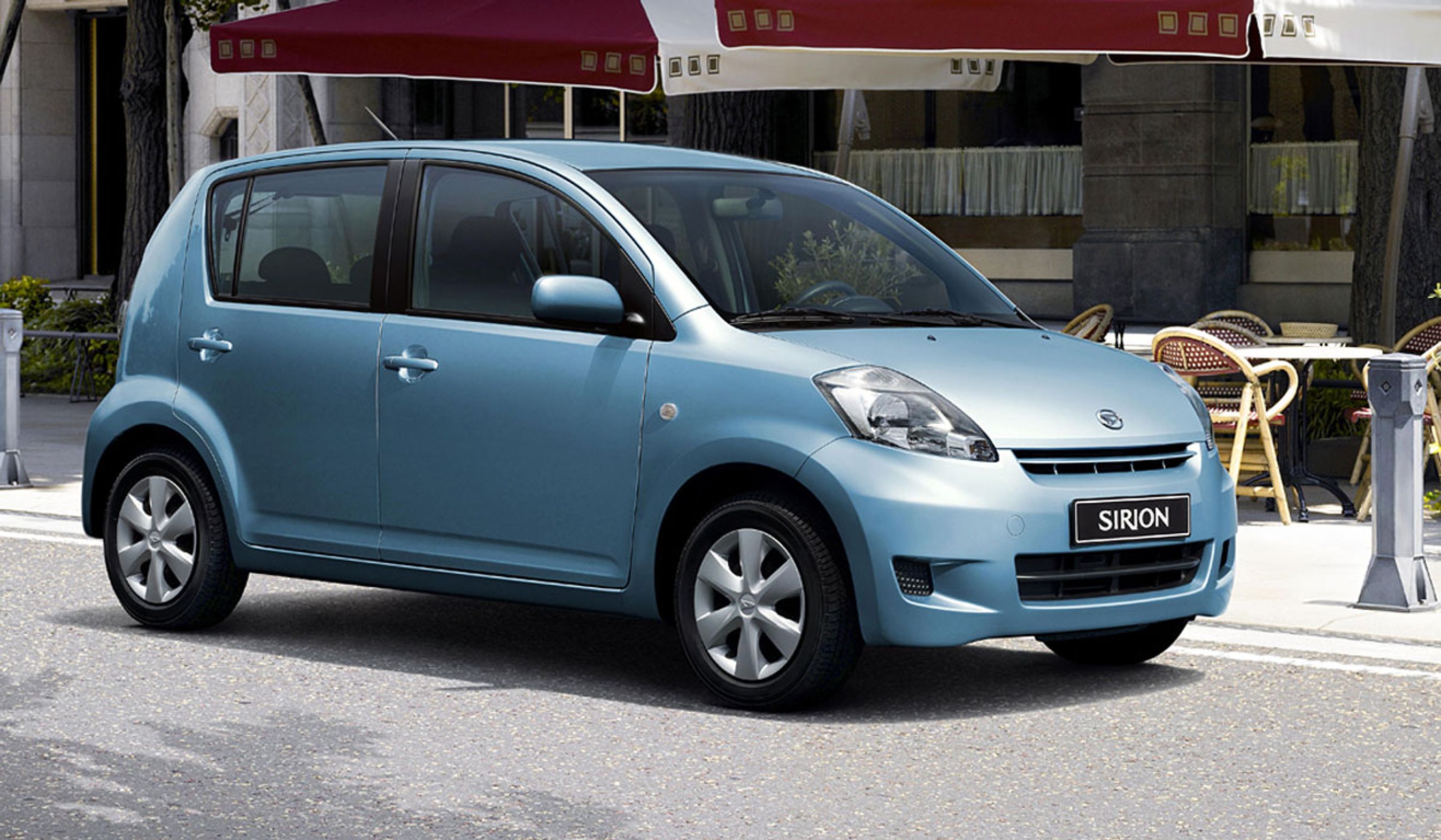 Daihatsu Sirion har været solgt i Danmark i perioder, blandt andet i 1990erne.