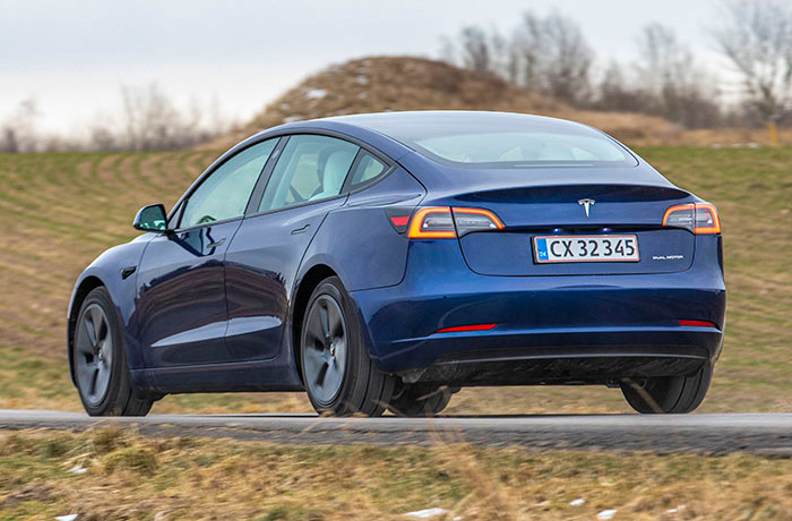 Tesla Model 3 set bagfra