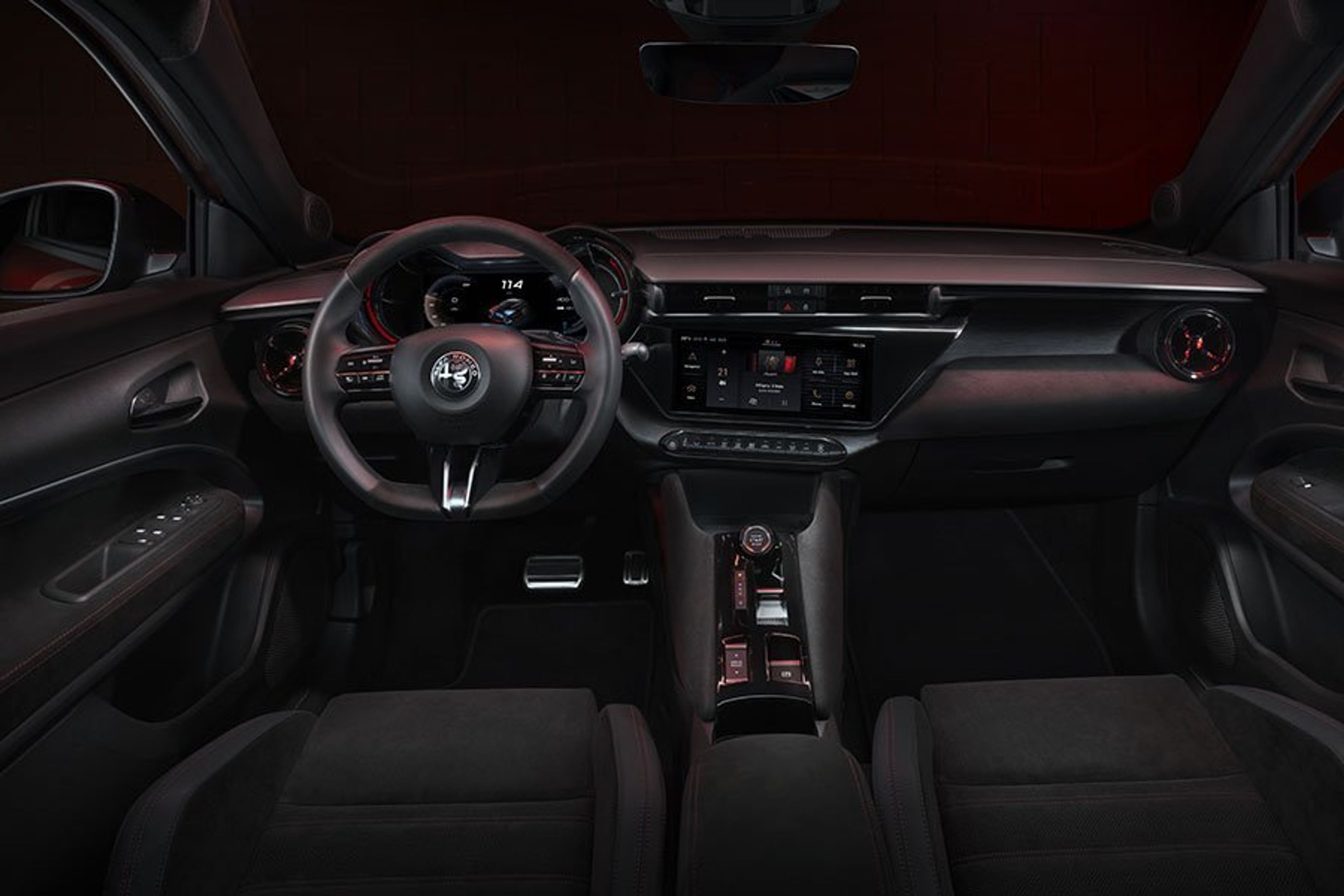 Kabinen i en Alfa Romeo MIlano