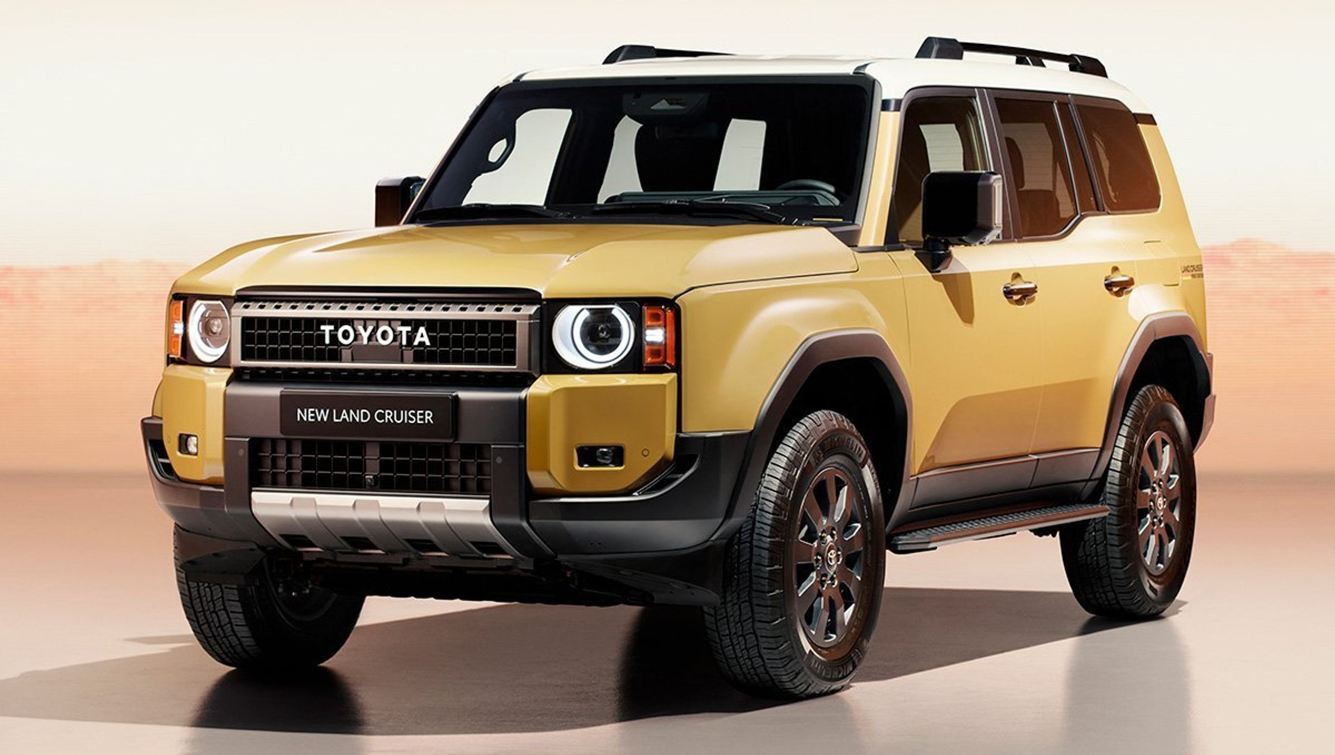 Toyota Land Cruiser 150 forfra i First Edition.