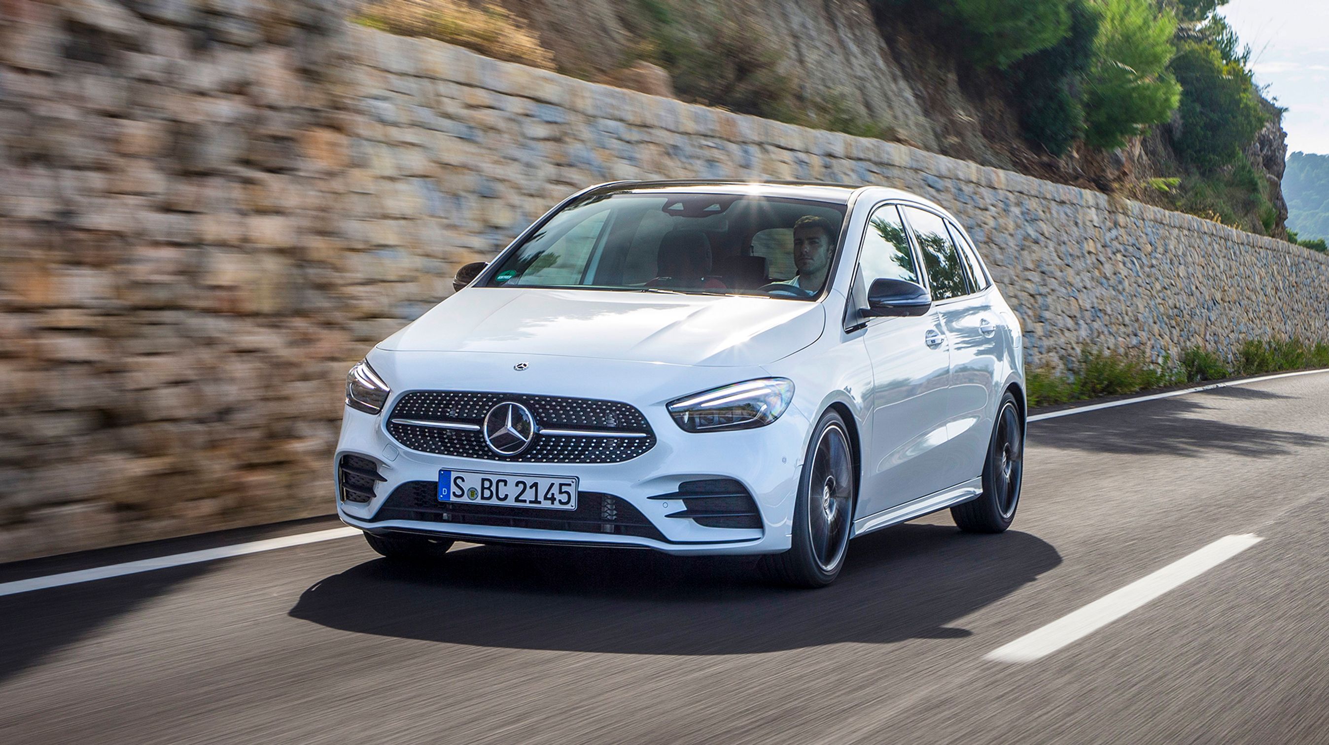 Mercedes B-klasse forfra