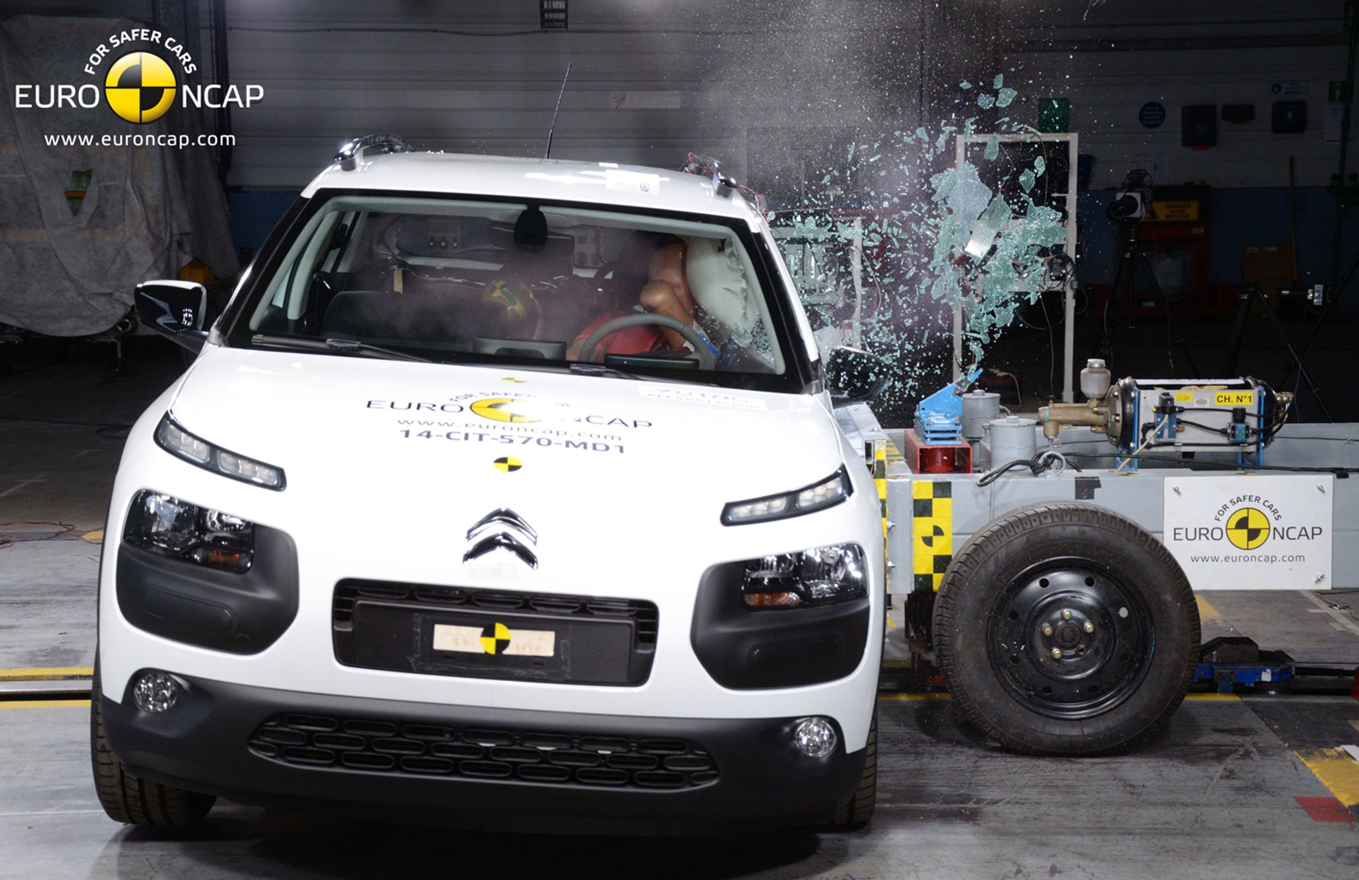 Manglende sikkerhedsudstyr koster Citroën C4 Cactus den femte stjerne i fjerde kvartals første Euro NCAP-test