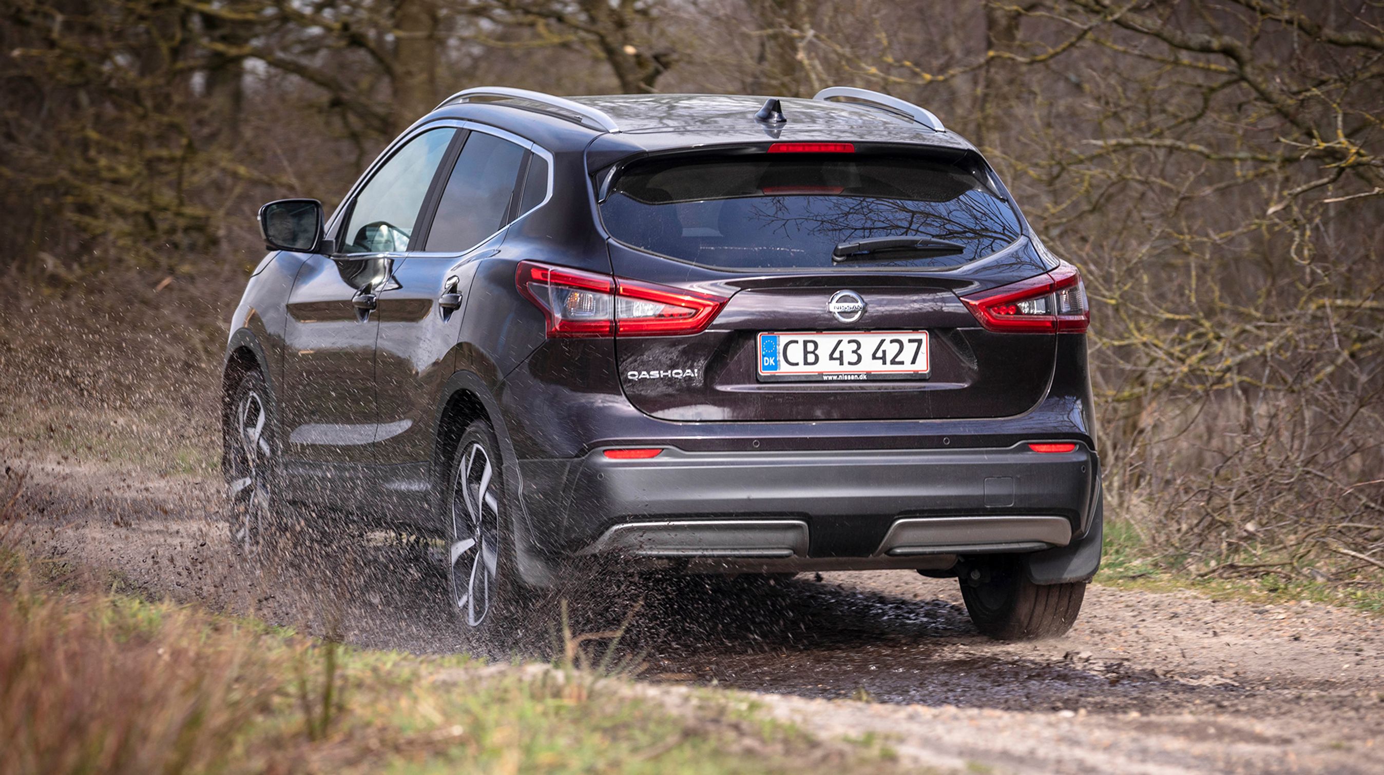 Selvom Qashqai i denne udgave ikke er firehjulstrukken, kan den alligevel klare at komme væk fra asfaltens trygge rammer.