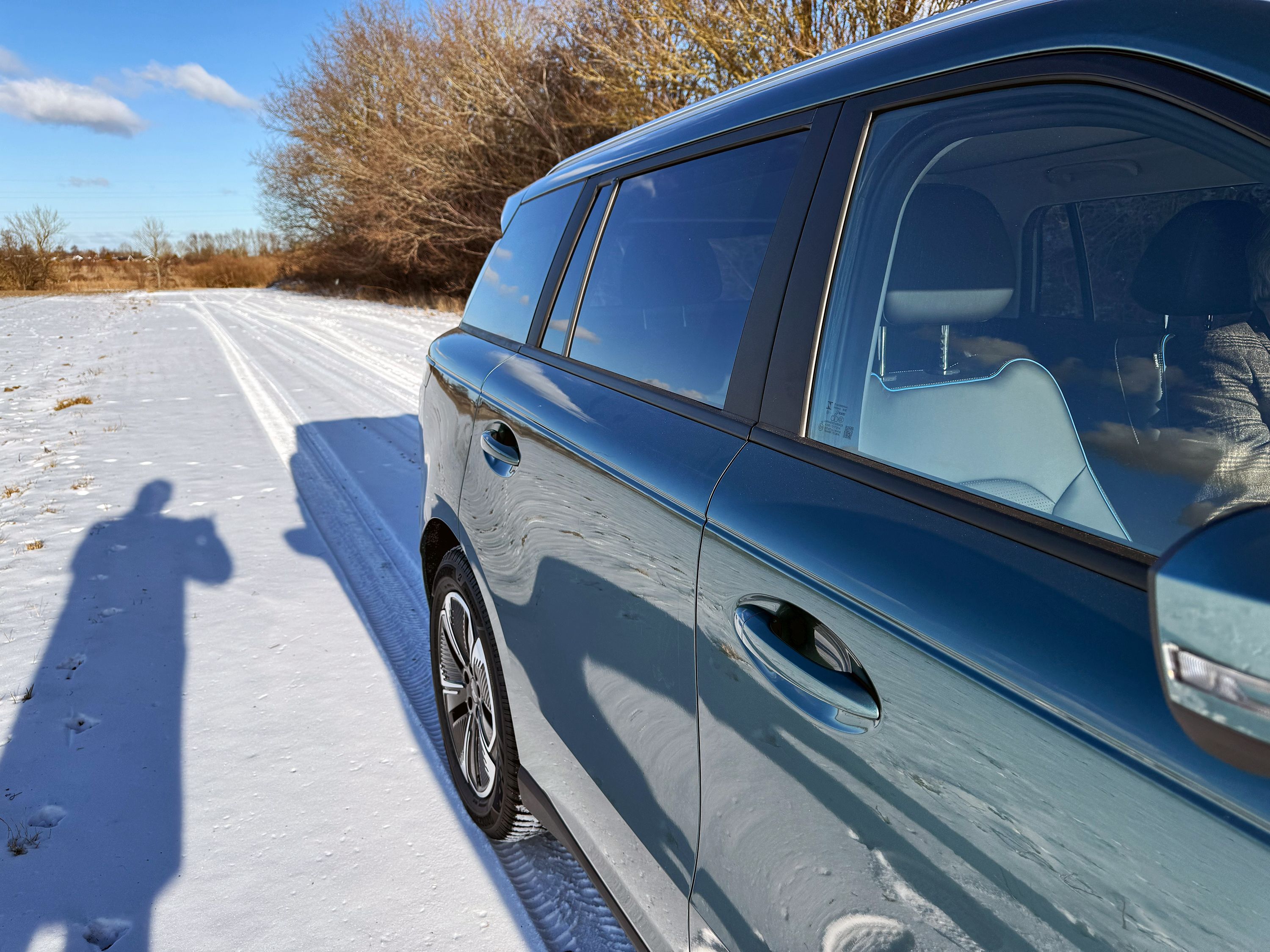 Dørhåndtag på siden af en Jaecoo J5 EV