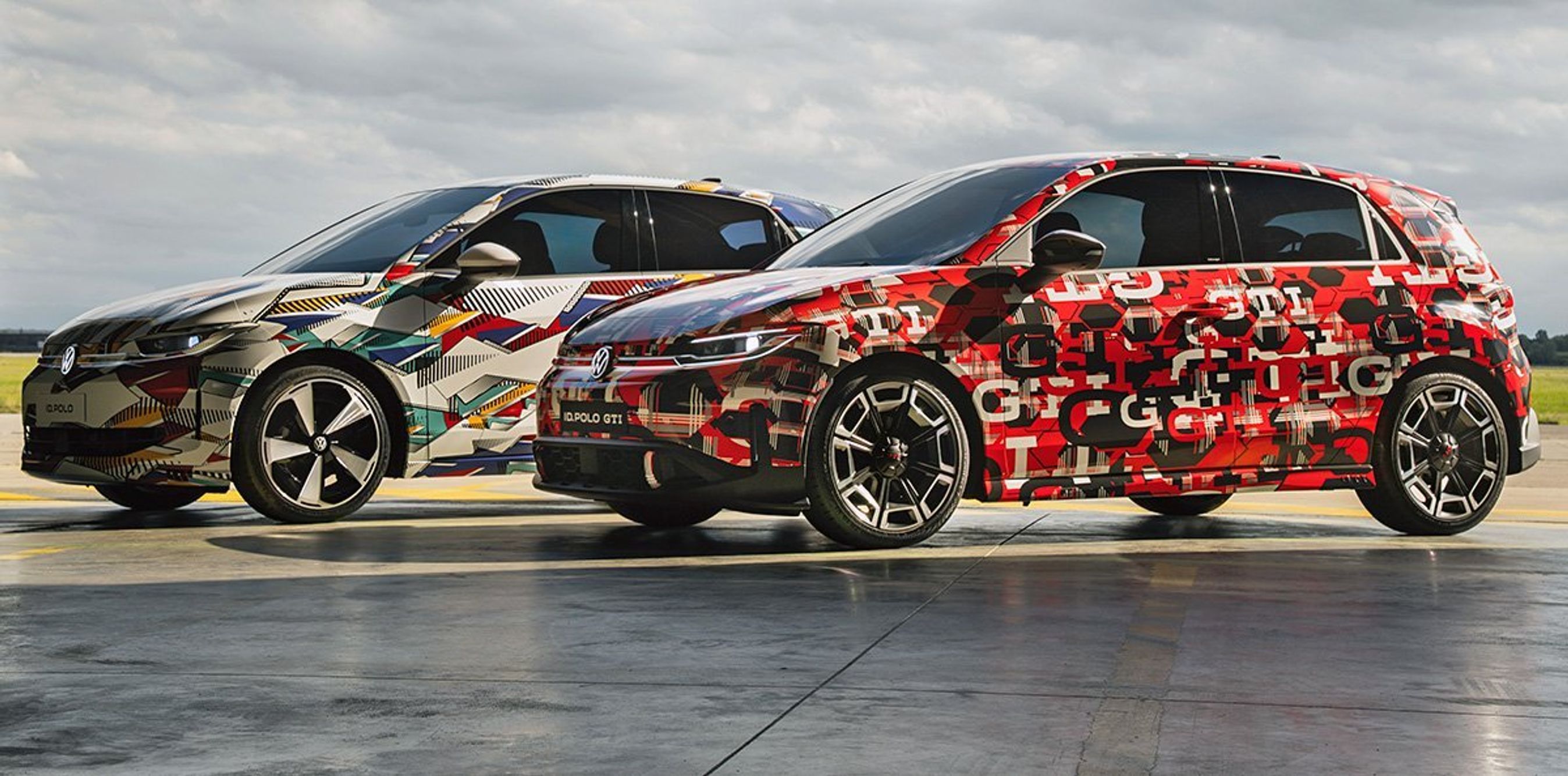 Kamufleret ID. Polo forfra.